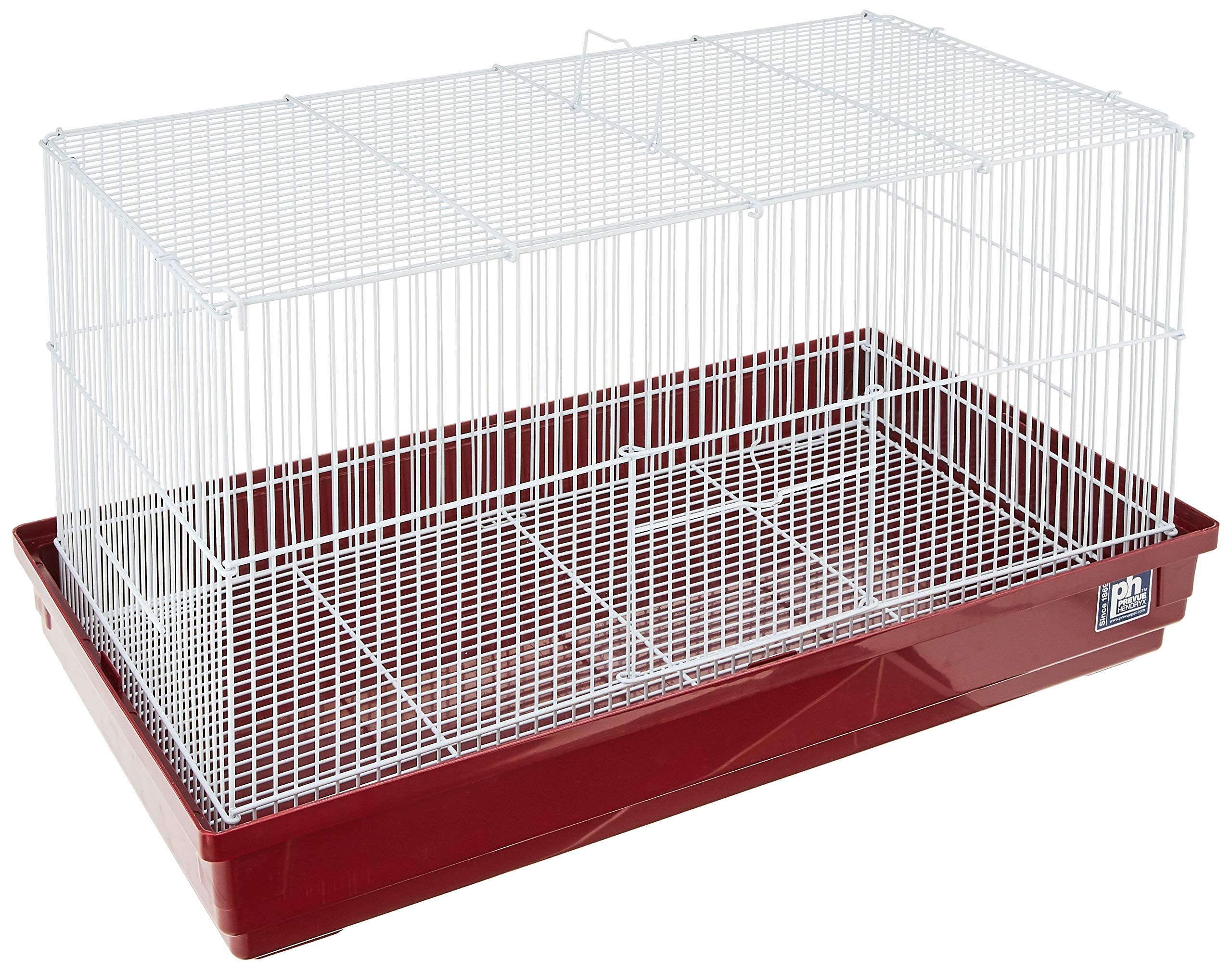 Prevue Hendryx Deluxe Hamster and Gerbil Cage - SP2060R (Bordeaux Red) | Spacious Small Pet Home with Tubes & Accessories | Perfect for Playtime & Habitat Enrichment