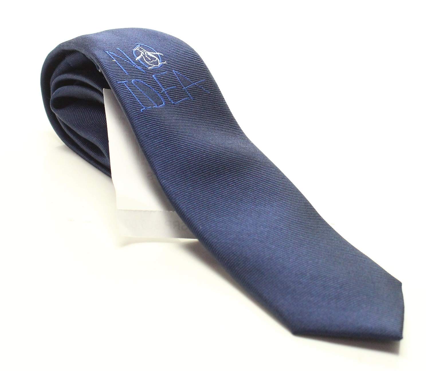 Penguin Men's No Idea Self-Tied Necktie - Classic Blue Neck Tie for Formal & Business Occasions - Perfect for Weddings, Office & Professional Events