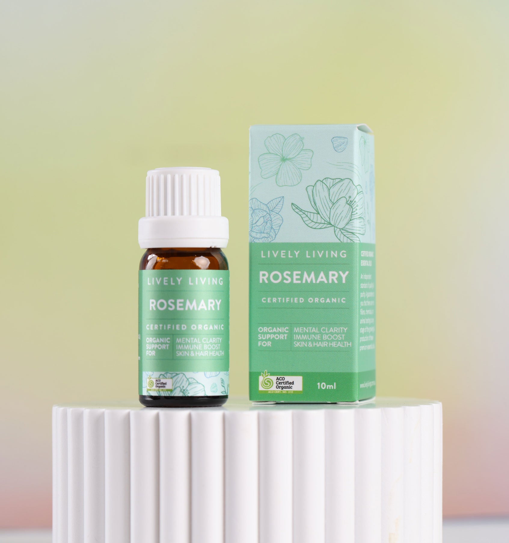Certified Organic Rosemary Essential Oil - 10ml Pure & Natural for Aromatherapy, Hair Care & Relaxation - Perfect for Diffusers, Massage & DIY Skincare