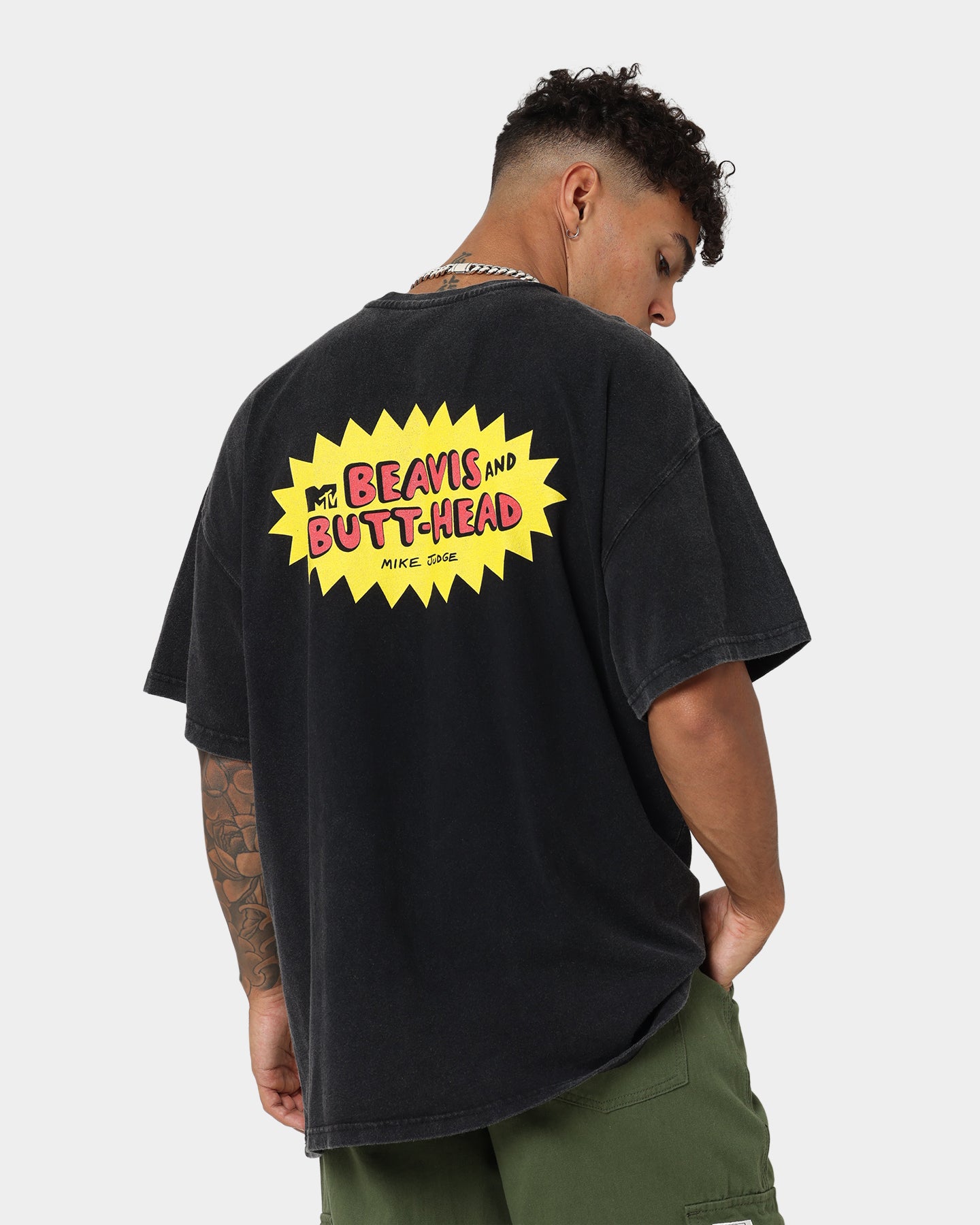 Vintage Beavis & Butthead Rock T-Shirt - Black Retro Graphic Tee for Men & Women | 90s Cartoon Fan Gift, Casual Wear & Concert Outfit