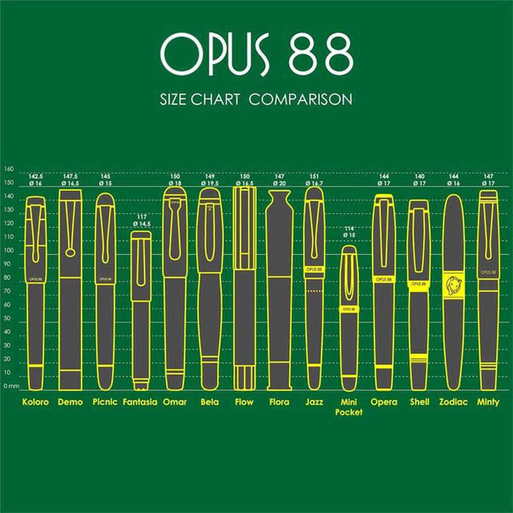 Opus 88 Christmas Tradition Fountain Pen - Limited Edition Holiday Writing Instrument with Smooth Nib for Calligraphy, Journaling & Gift Giving - Perfect for Holiday Cards, Letter Writing & Special Occasions