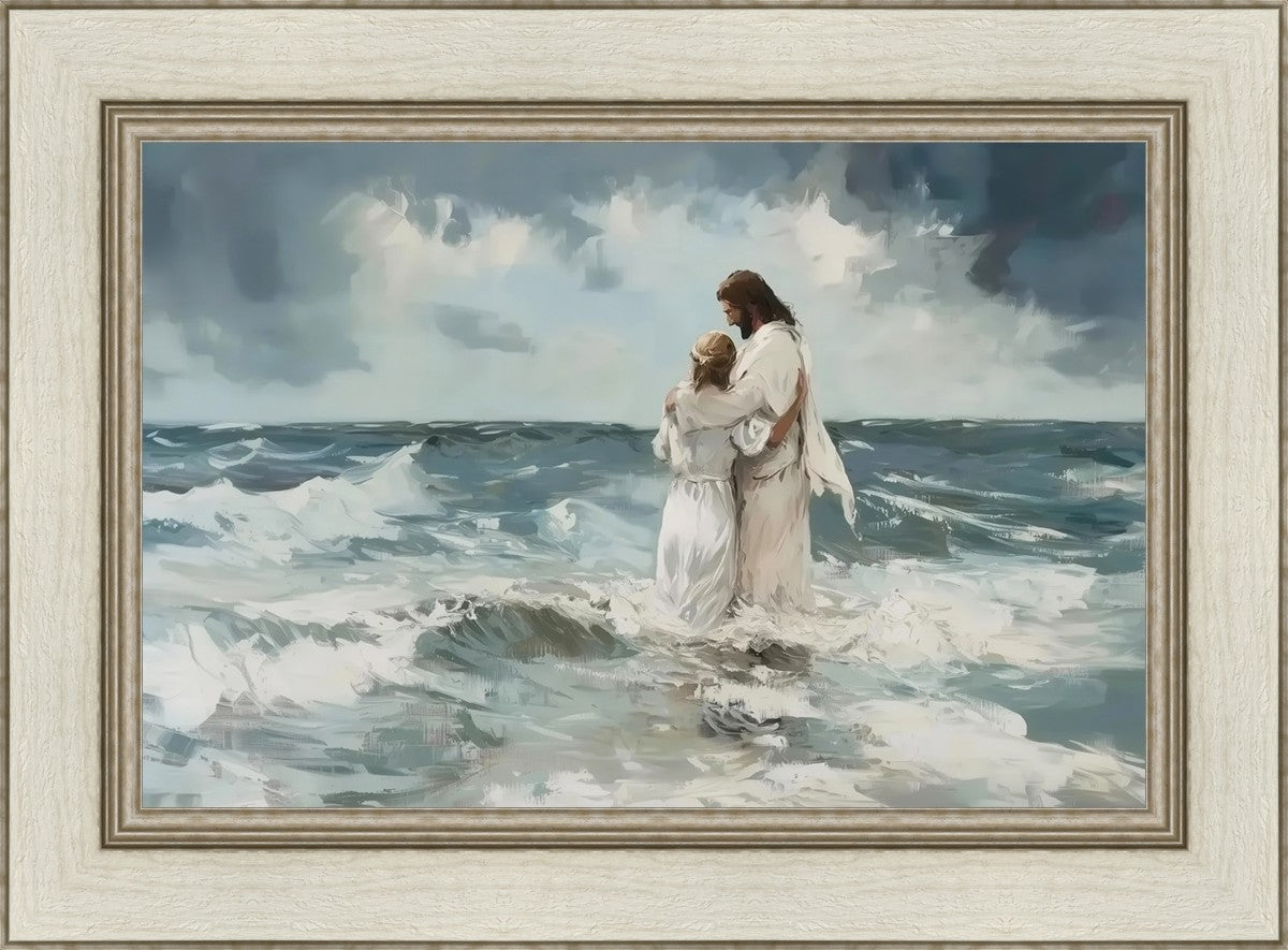 Be Still By Gabriel Heaton - Inspirational Christian Wall Art for Home & Office Decor - Perfect for Living Room, Bedroom, or Gift