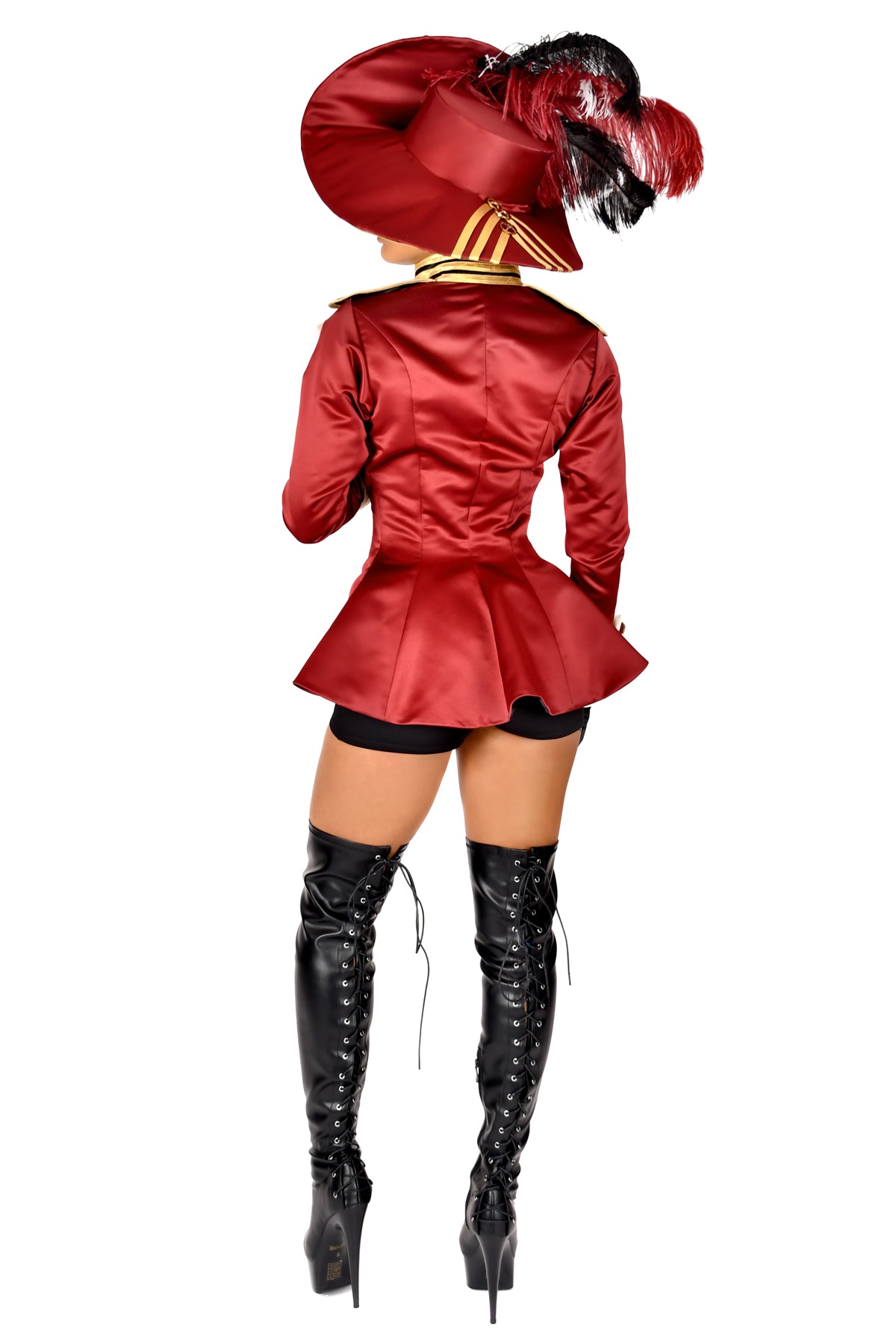 Pirate Hat for Women - Stylish Mademoiselle Corsair Costume Hat - Perfect for Halloween, Cosplay, and Themed Parties