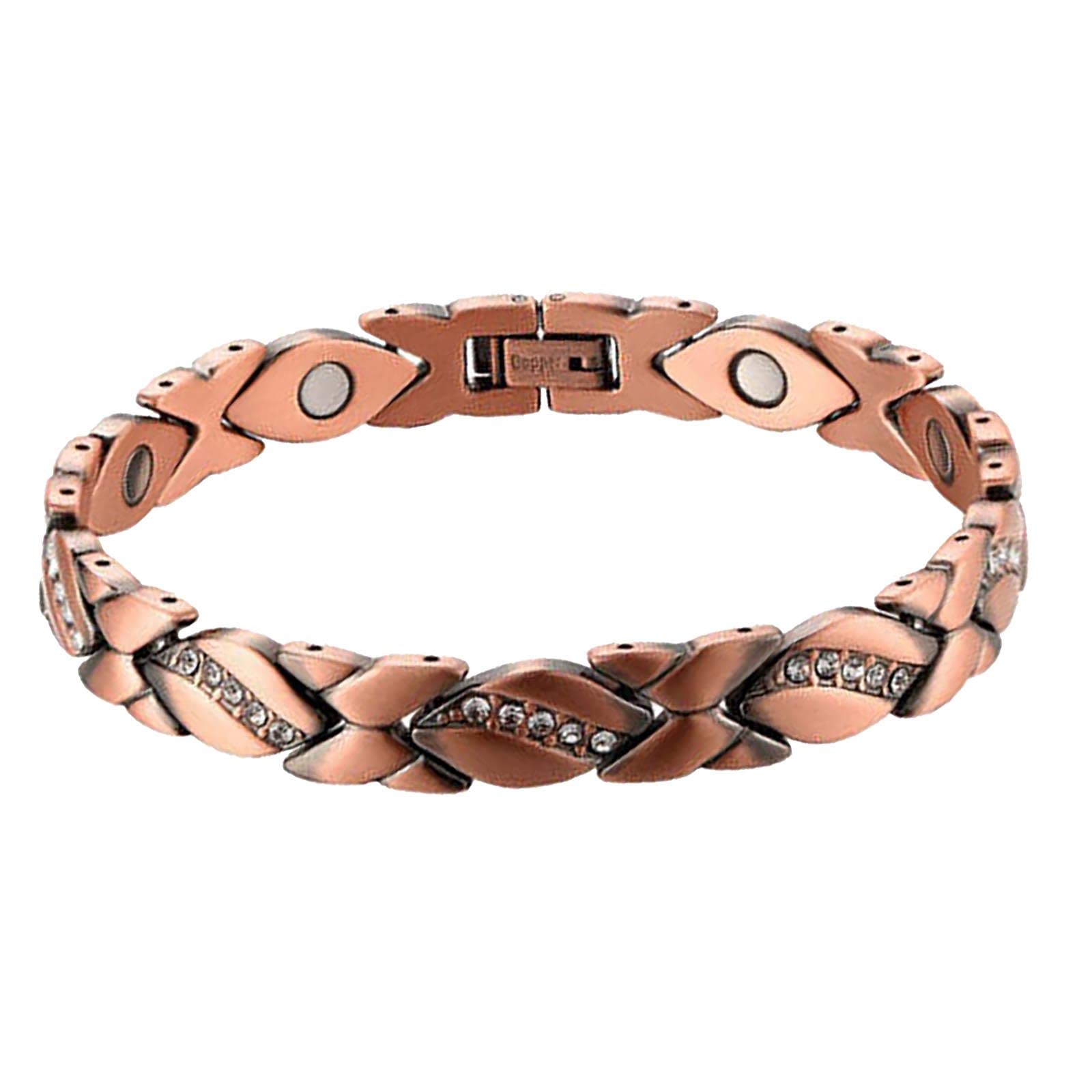 **2022 Women's & Men's Magnetic Therapy Bracelet - Germanium Sculpture Lymphatic Drainage Detox Bracelet for Pain Relief & Wellness - Perfect for Daily Wear, Yoga & Relaxation**
