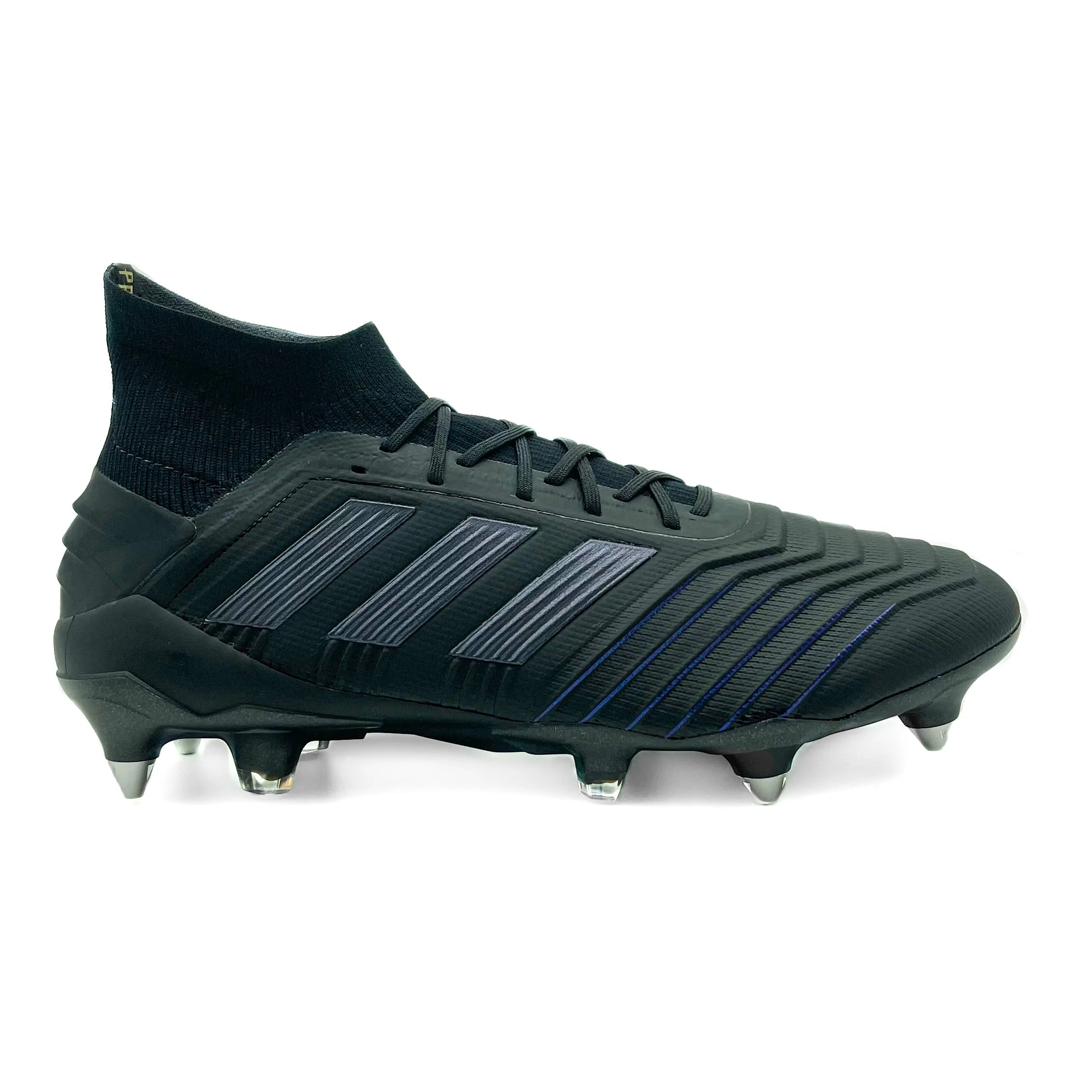 Adidas Predator 19.1 SG Soccer Cleats - Core Black - Firm Ground Football Boots for Men | Perfect for Professional Matches & Training Sessions