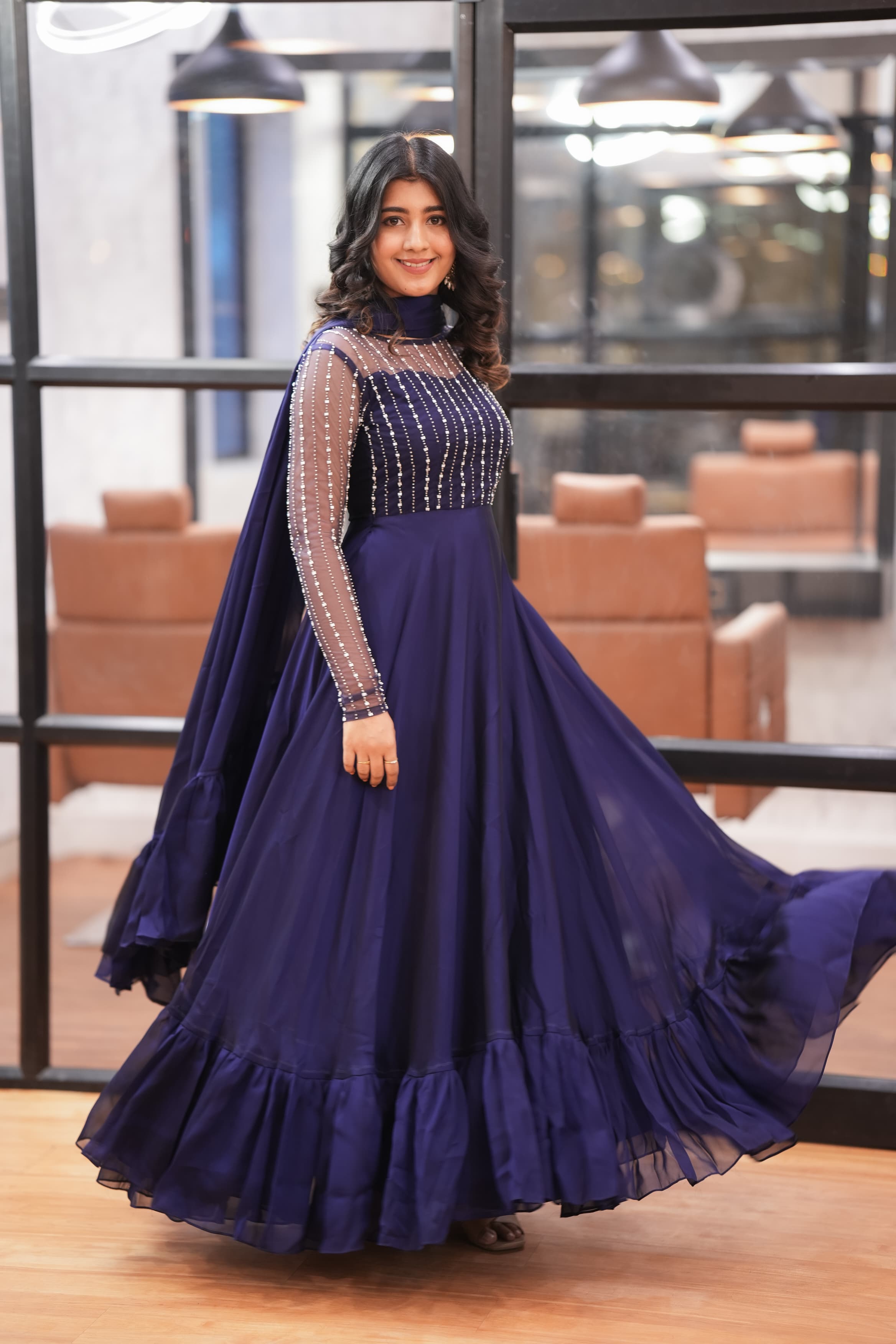 DD622 Sana Version 2 Premium Designer Anarkali Dress for Women - Elegant Party Wear, Wedding Guest Outfit & Special Occasion Ethnic Attire