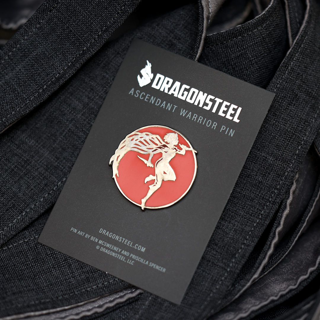 Ascendant Warrior Pin - Premium Enamel Lapel Pin for Collectors & Cosplay - Perfect for Conventions, Gifts & Fashion Accessories