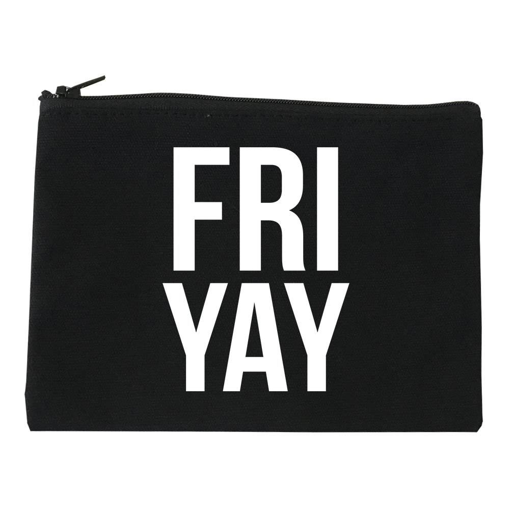 Fri Yay Weekend Teacher Cosmetic Makeup Bag - Perfect for School, Travel & Daily Essentials Organization
