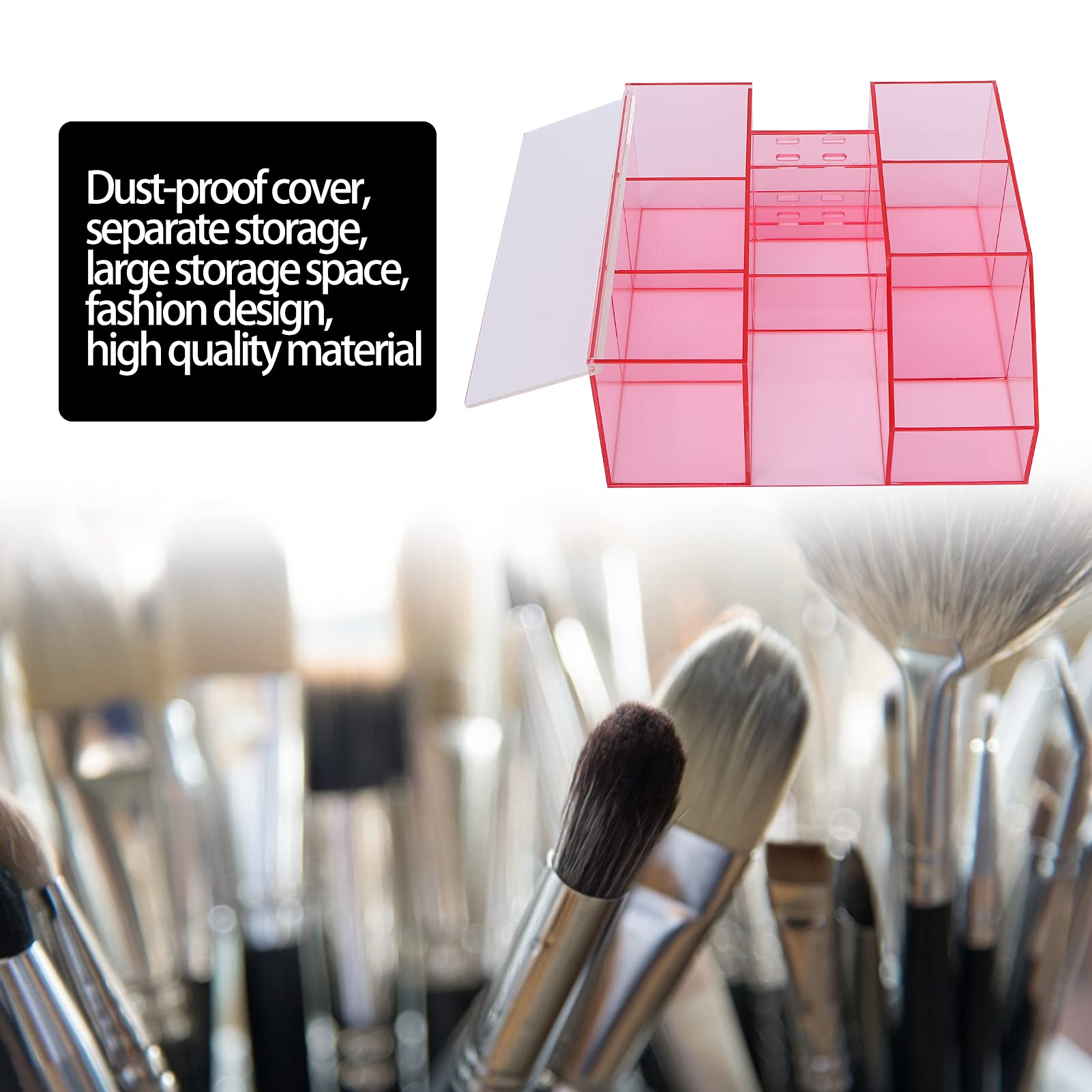 Acrylic Eyelash Storage Box for Salon & Home - Organize & Display Lashes