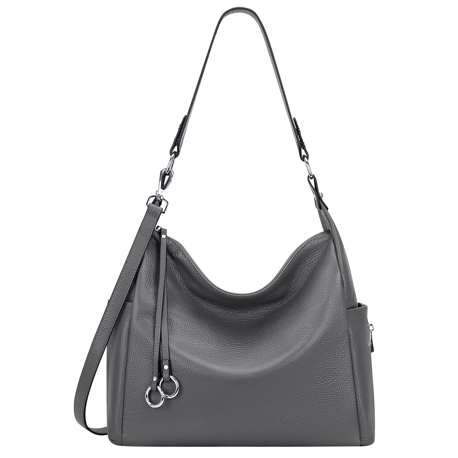 Genuine Leather Hobo Shoulder Bag for Women - Crossbody Purse with Adjustable Strap - Perfect for Work, Travel & Everyday Use