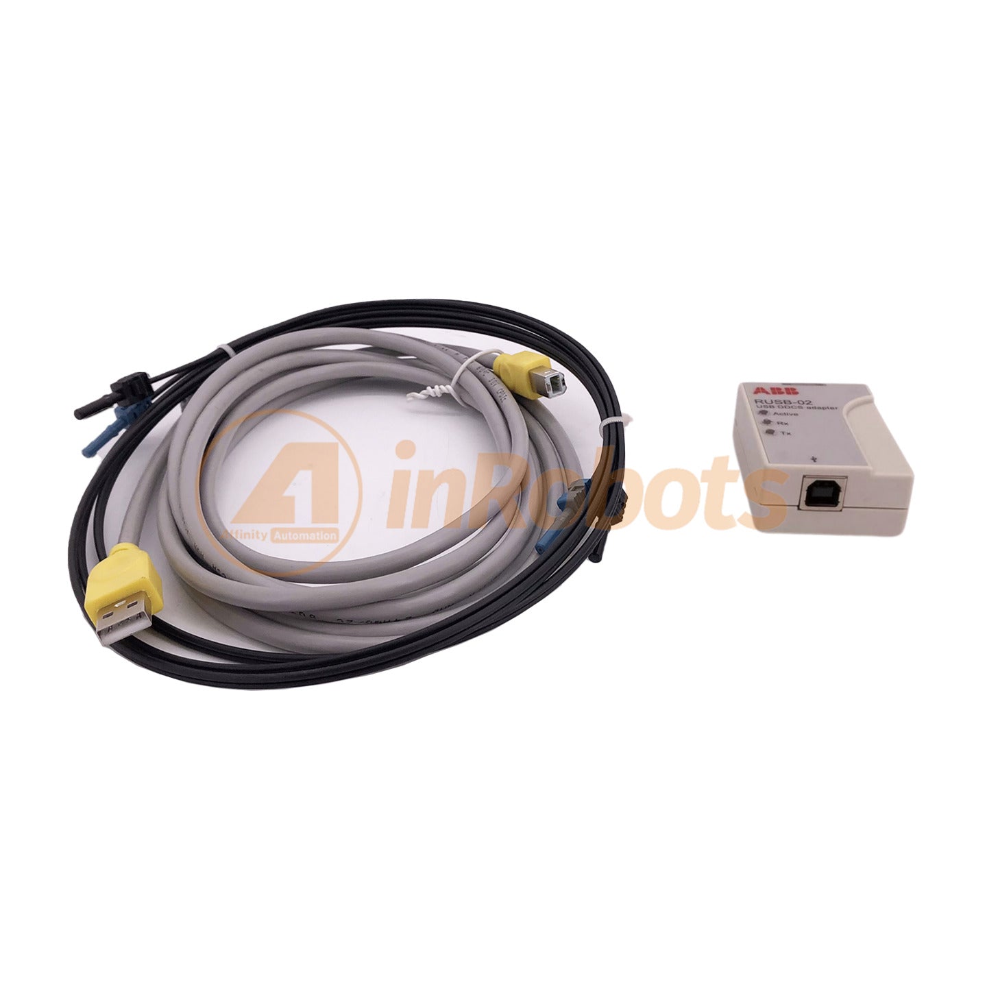 ABB RUSB 02 USB DDCS Adapter - High-Speed USB to DDCS Converter for Industrial Automation | Perfect for PLC Programming and Control System Integration