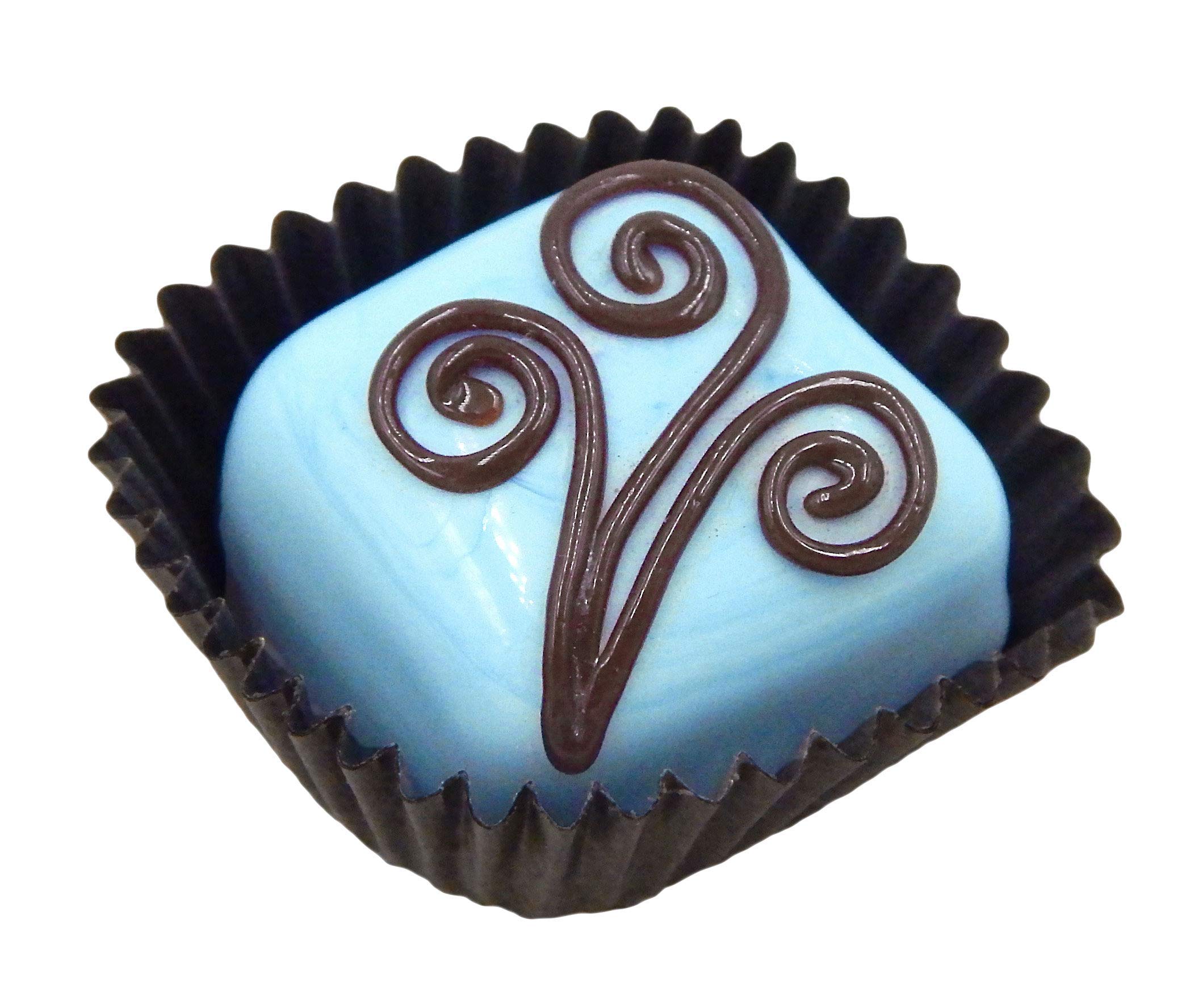 Chocolate Curls Treat - Berry Blue Flavor for Baking & Gifting