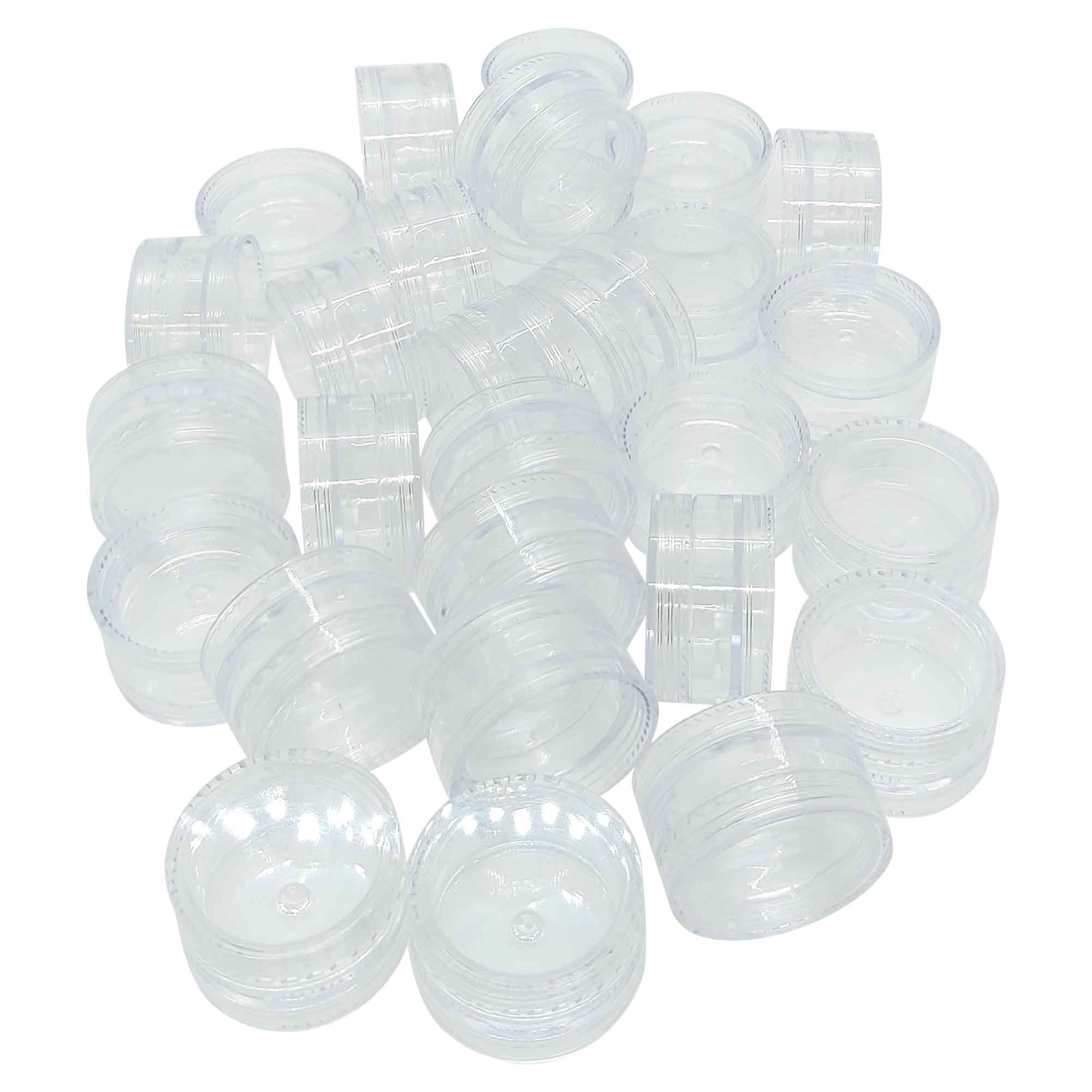 10 Pack 3ml Lip Balm Containers with Lids - Small Empty Cosmetic Jars for DIY Lip Gloss, Cream Samples & Travel-Sized Skincare - Perfect for Homemade Beauty Products & Mini Storage