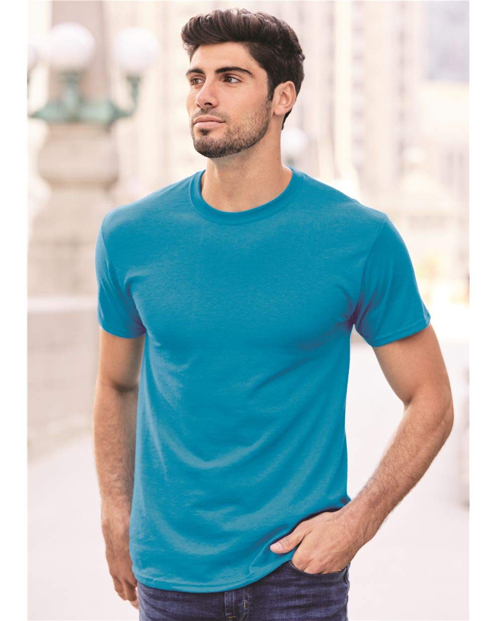 Christian Men's Graphic T-Shirt - His Blood Healing Message for Church & Worship
