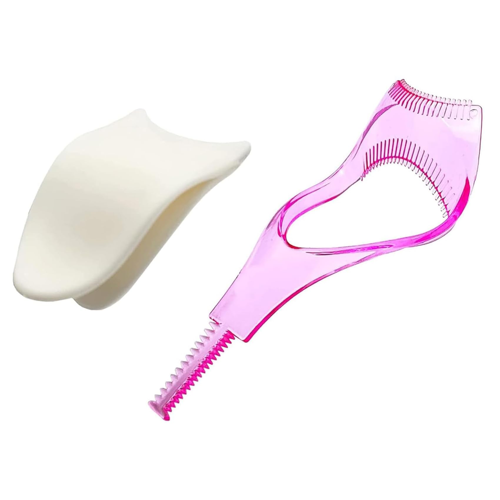 YASNAI 3-in-1 Mascara Shield & Lash Applicator Tool - Eyelash Separator, Comb & Guard for Perfect Makeup Application | Ideal for False Lashes, Mascara Protection & Eye Makeup | Great for Daily Use, Salon Professionals & Makeup Beginners