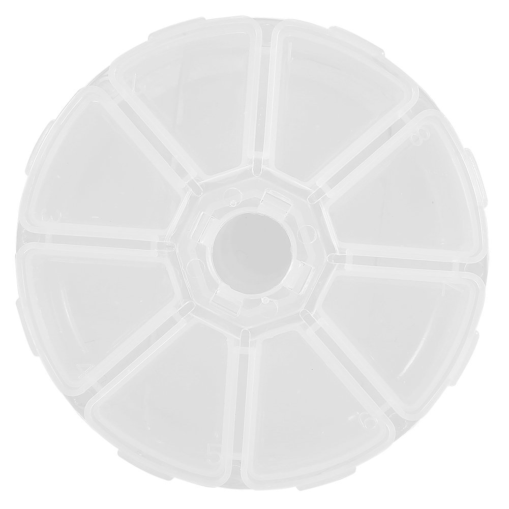 Clear Plastic Storage Box for Nail Art & DIY Supplies - Home & Shop Organization Decorations - Perfect for Craft Rooms, Salons & Gift Wrapping Stations
