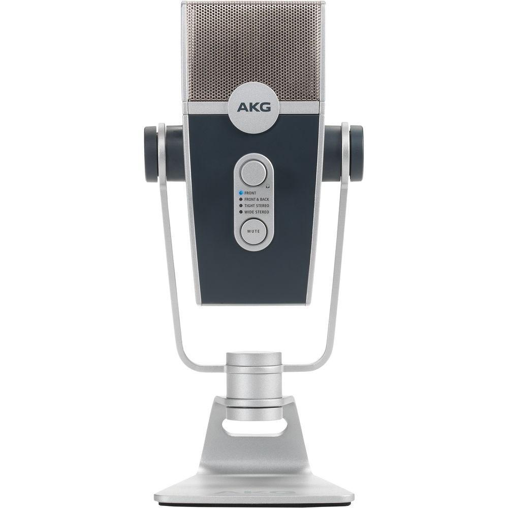 AKG Lyra Professional USB Condenser Microphone for Podcasting, Streaming & Recording - High-Quality Desktop Mic for PC, Mac & Home Studio