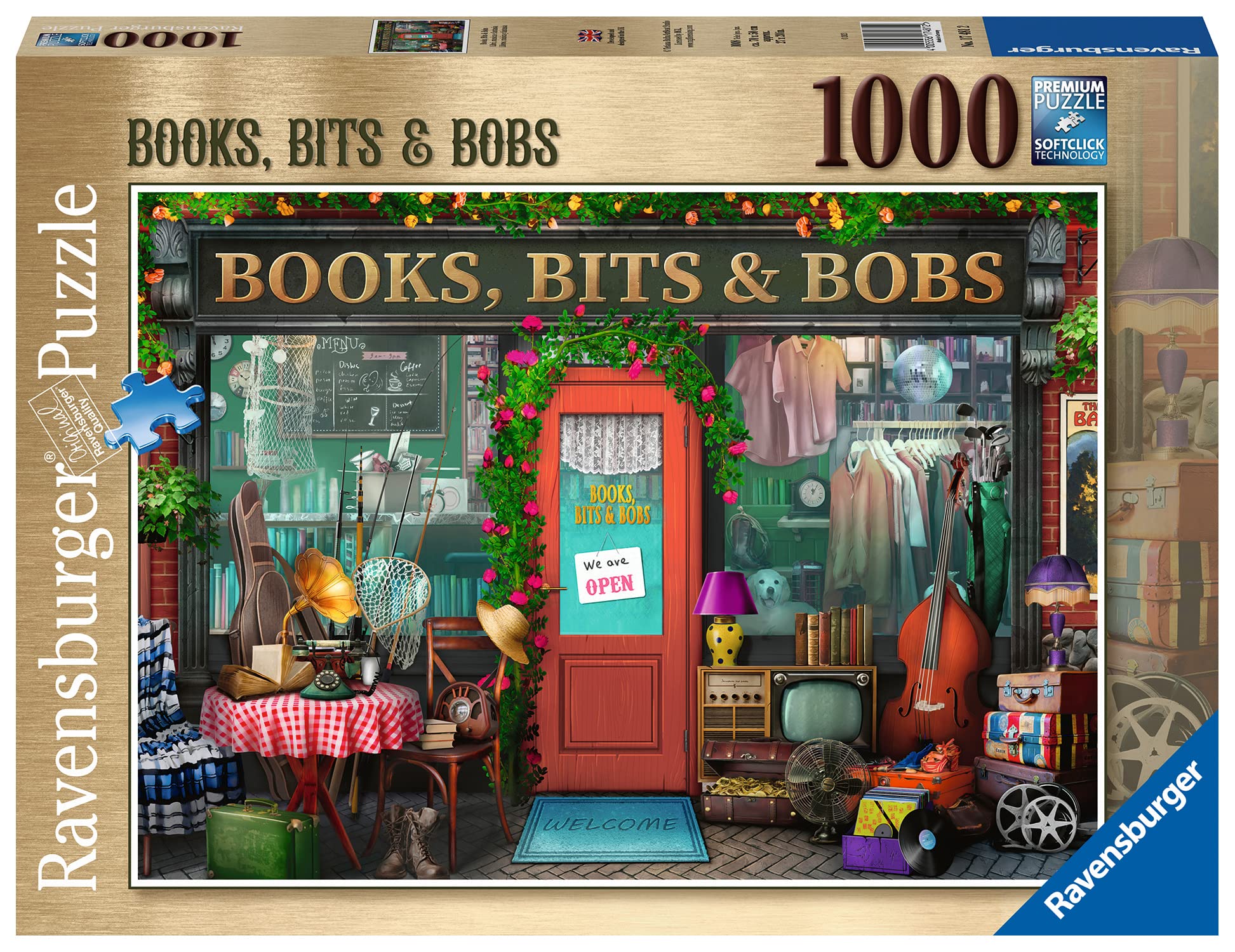 Ravensburger 1000-Piece Puzzle - Books, Music & Fantasy - Adult Jigsaw Puzzle with Glue for Framing - Perfect Gift for Puzzle Lovers - Great for Relaxation, Home Decor & Family Game Nights