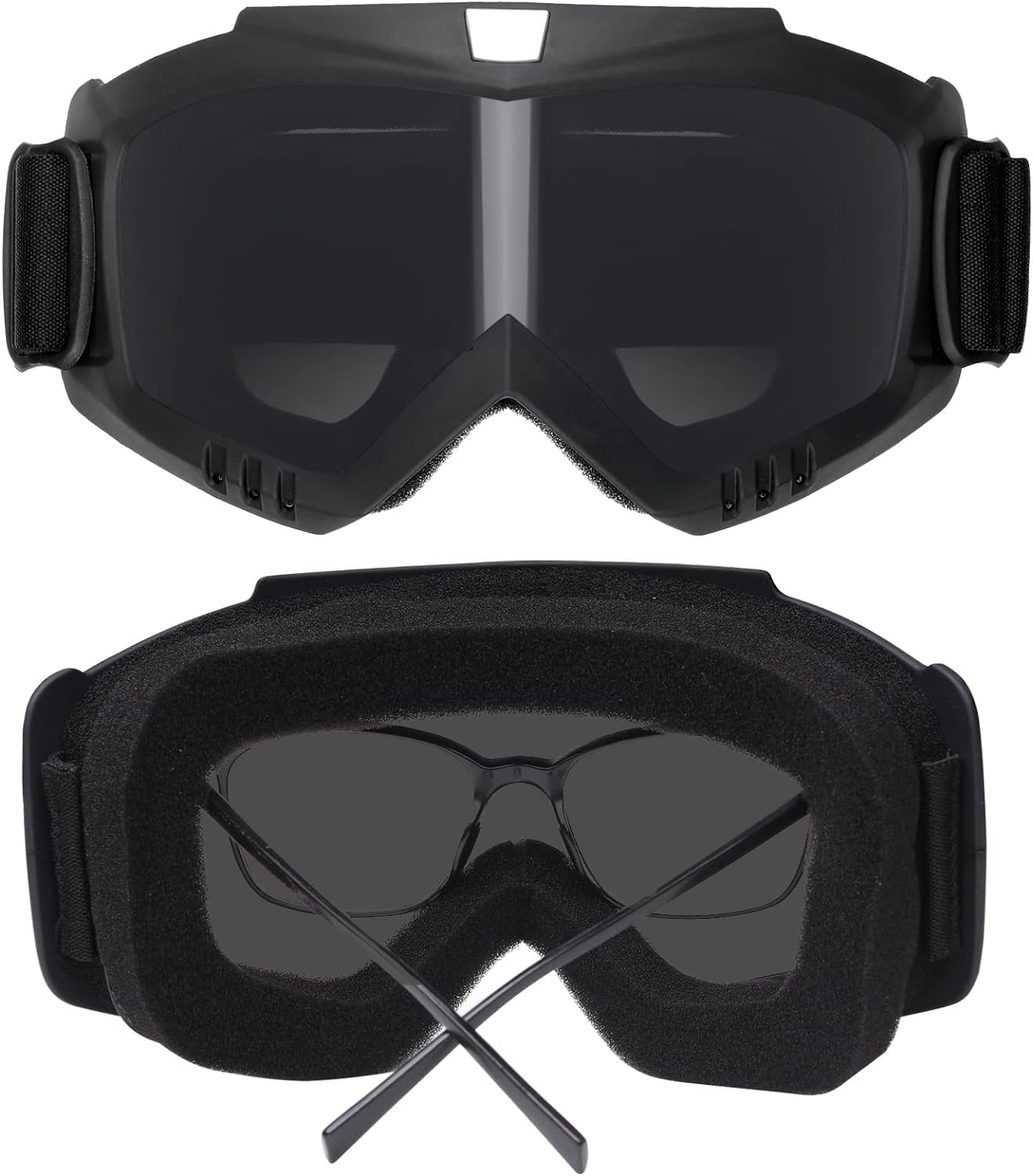 Bvawtrs Tactical Airsoft Mask & Helmet Set - Full Face Protection with Detachable Goggles, NVG Mount & Side Rail - Perfect for Airsoft Games, Paintball, and Military Simulation Training