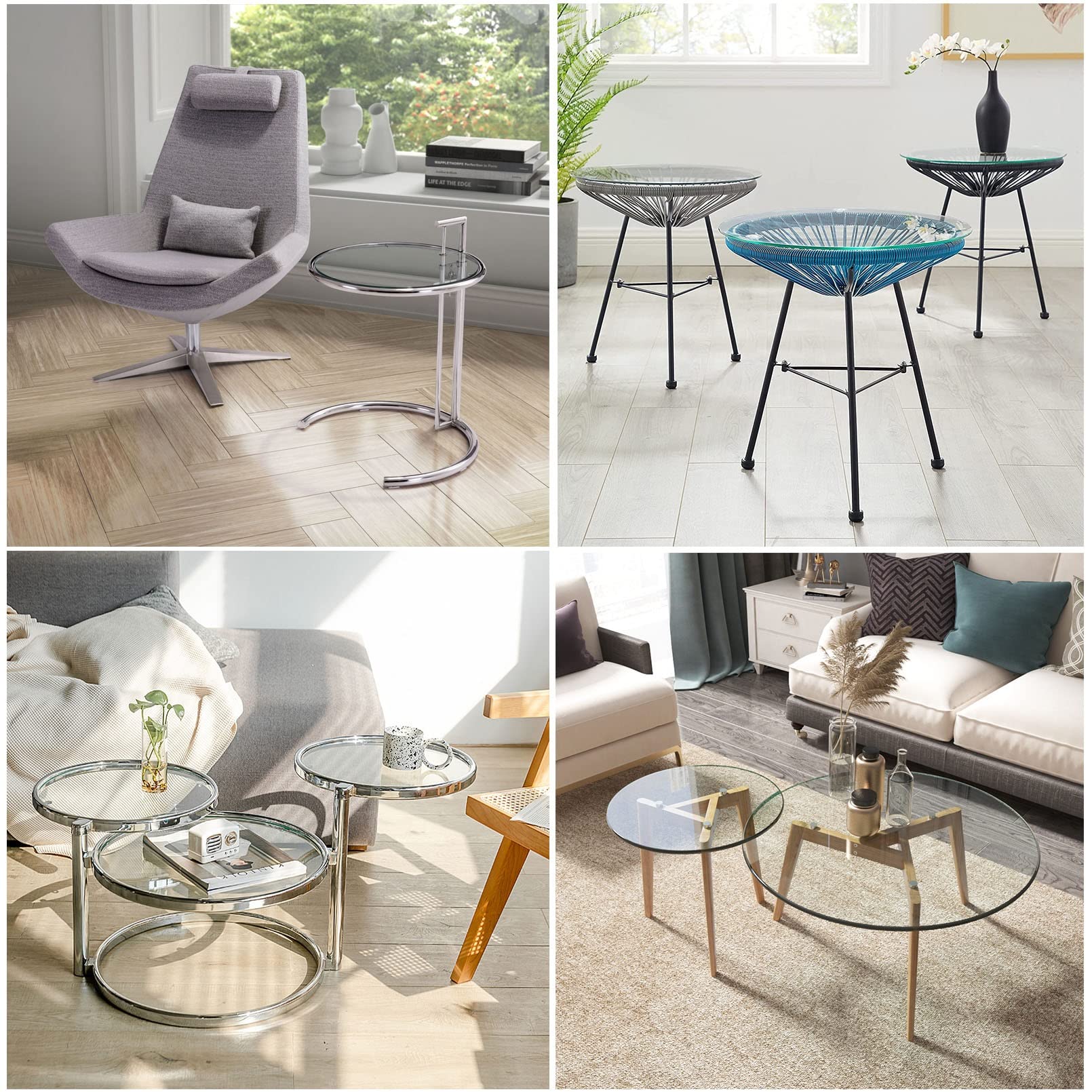 Round Tempered Glass Table Top - 15