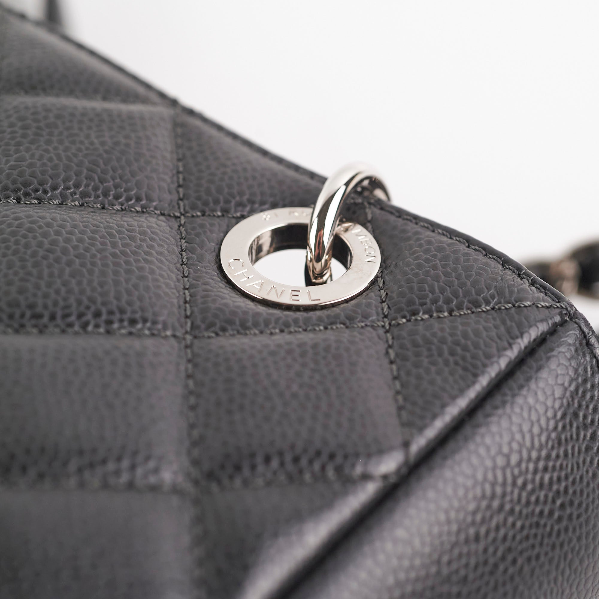 Chanel Caviar Leather Petite Shopping Tote Bag - Black Luxury Handbag for Women | Perfect for Work, Travel & Everyday Use