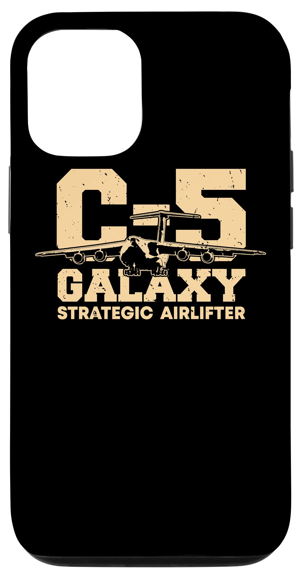 iPhone 12/12 Pro Military Case - USAF Strategic Transport Aircraft Design | Durable Protective Phone Cover for Men & Women | Perfect for Outdoor, Travel & Military Enthusiasts