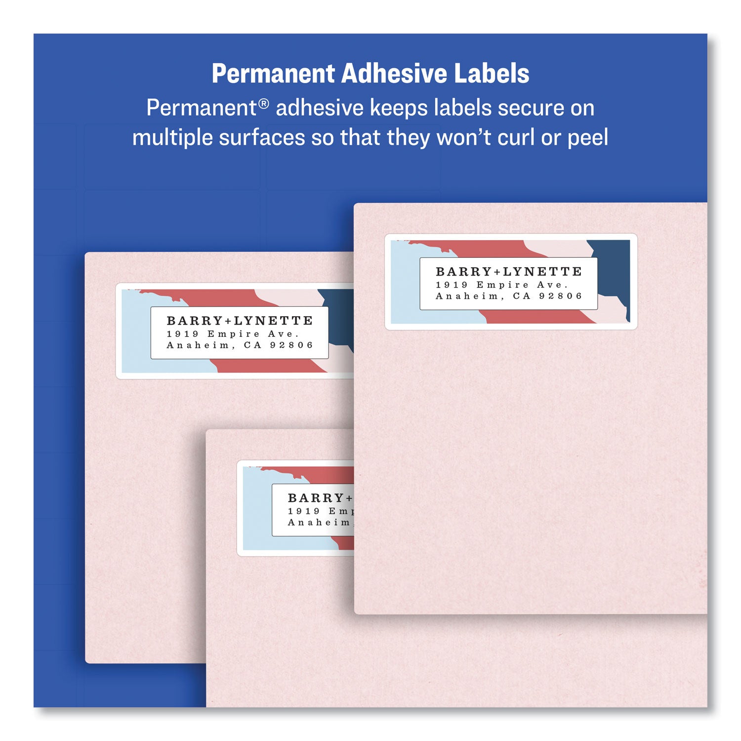 Avery® Easy Peel White Address Labels for Inkjet Printers - 1