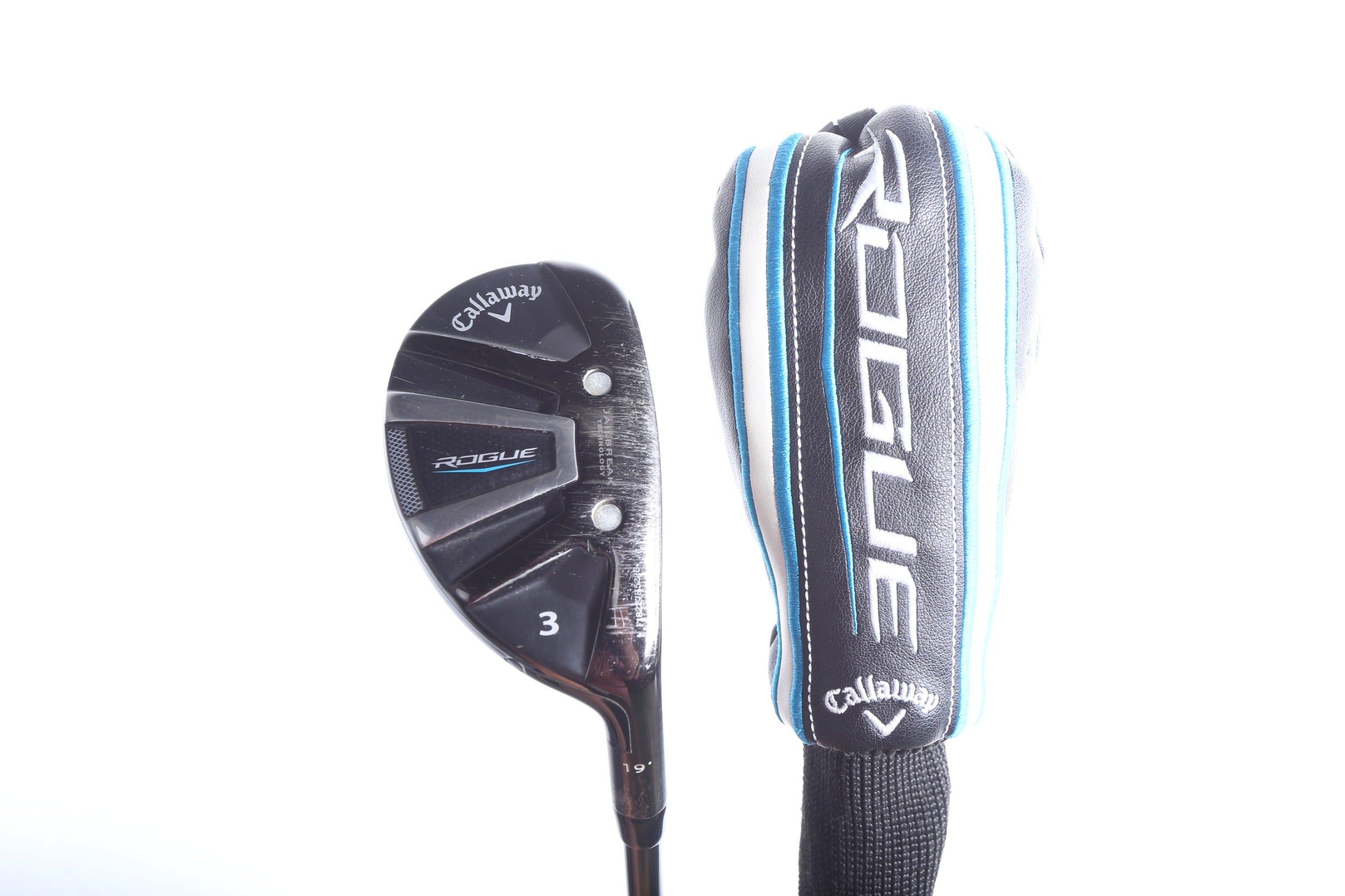 Used Callaway Rogue 3H Hybrid Golf Club - Right Handed 19° Stiff Flex | Perfect for Mid-Handicap Players & Course Play