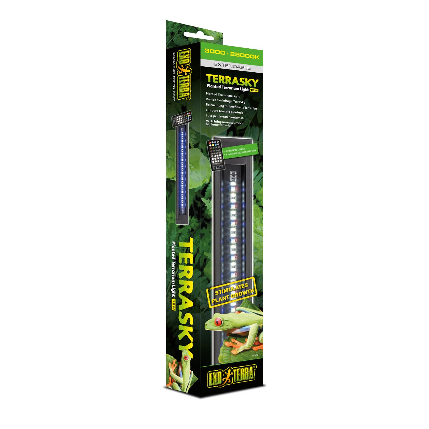 Exo Terra TerraSky LED Lighting for Planted & Reptile Terrariums - Perfect for Indoor Gardens & Reptile Habitats