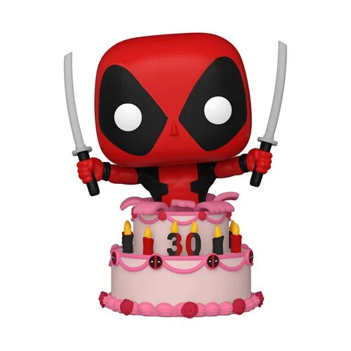 Deadpool 30th Anniversary Cake Pop Figure - Limited Edition Collectible #776 - Perfect for Marvel Fans, Birthday Gifts & Party Decorations
