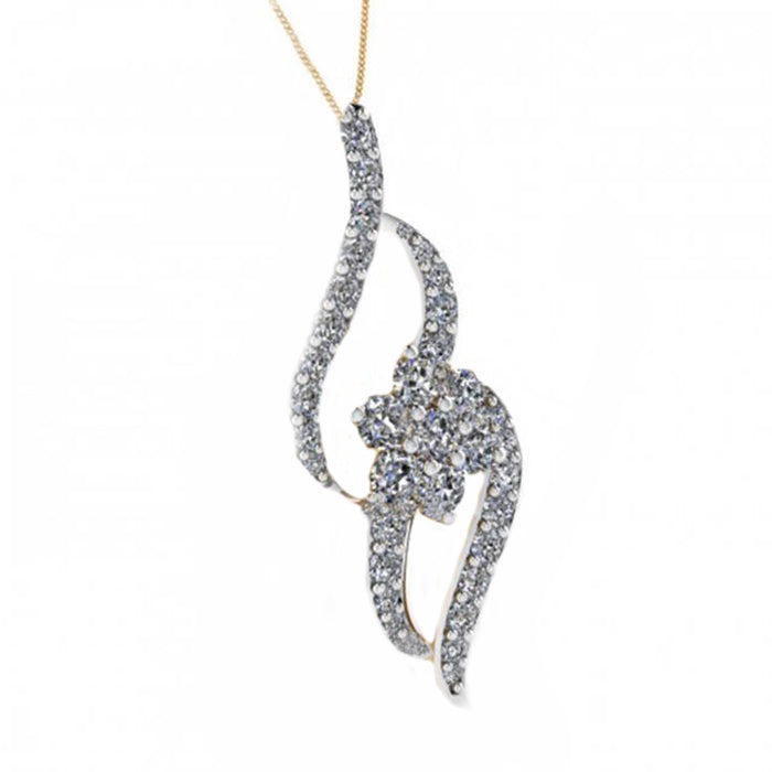 925 Sterling Silver Zircon Pendant Necklace for Women - Elegant Cubic Zirconia Jewelry Gift for Birthday, Anniversary & Valentine's Day | Perfect for Parties, Weddings & Everyday Wear