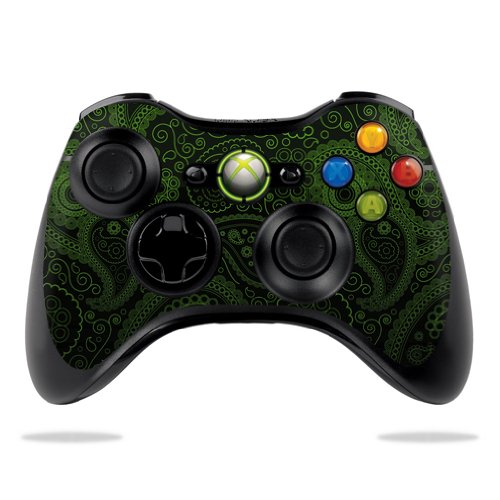 MightySkins Vinyl Decal Wrap Cover for Microsoft Xbox 360 Controller - Paisley Design | Protective & Durable Skin | Easy to Apply & Remove | Made in USA | Perfect for Gaming, Customization & Gift Giving