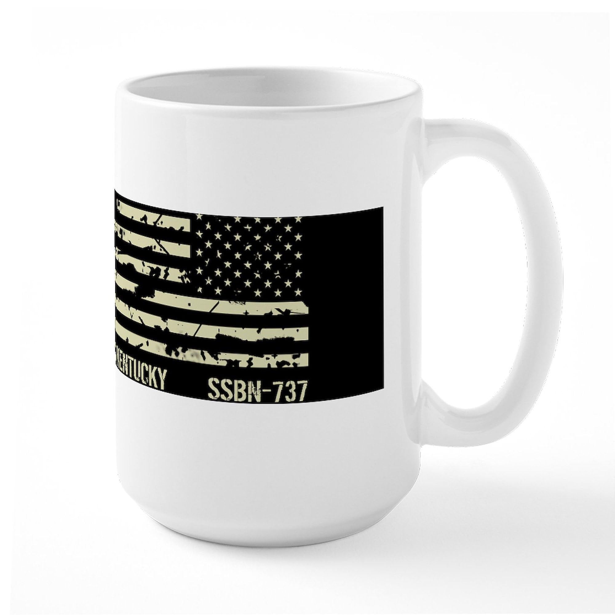 USS Kentucky 15 oz Ceramic Coffee Mug - Navy Themed Gift for Military & Veterans - Perfect for Home, Office & Military Appreciation Gifts