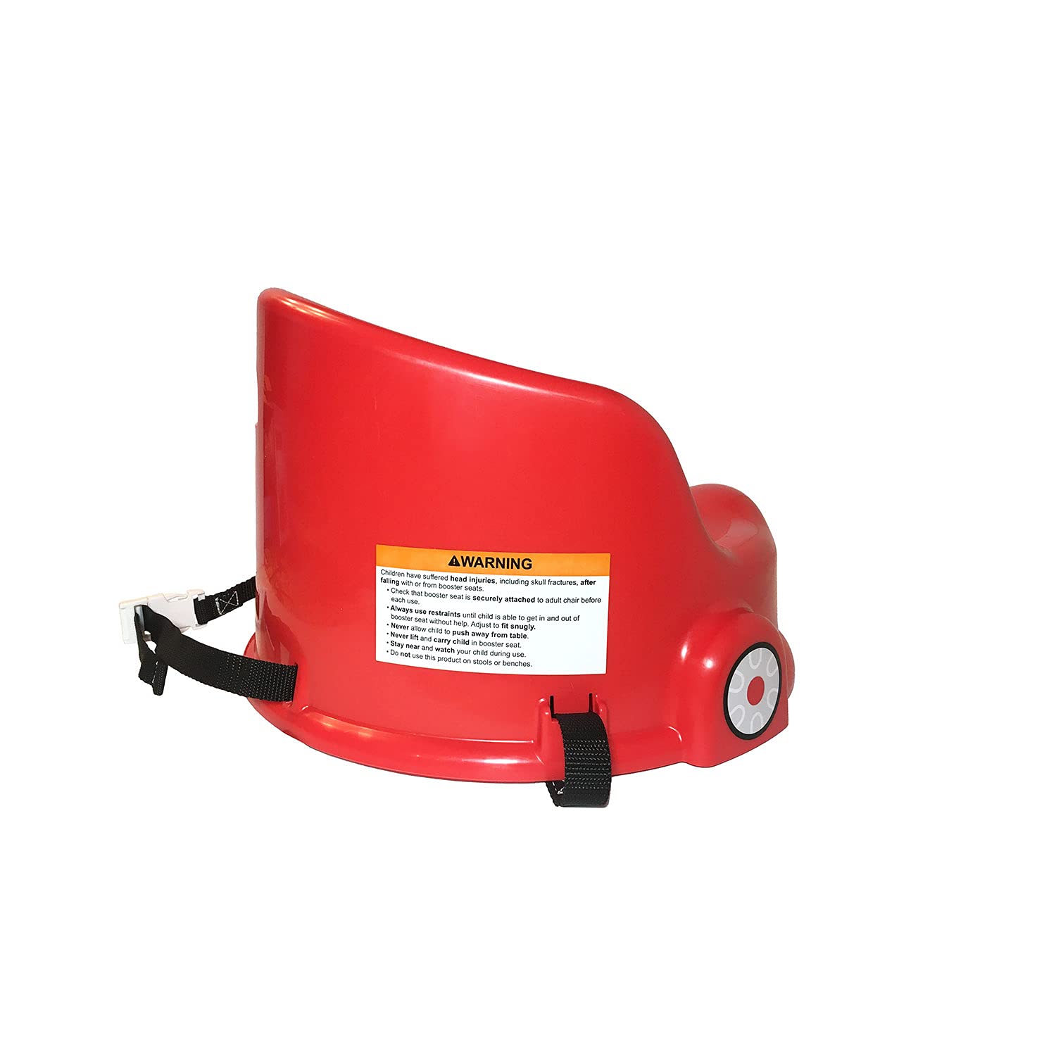Little Tikes Booster Seat for Toddlers - Adjustable Height, Red - Perfect for Dining, Travel & Car Safety