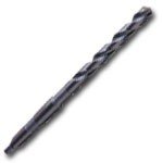 High-Speed Steel Taper Shank Drill Bit 57/64 Inch 3MT Morse Taper Black Oxide Coated for Metalworking, Woodworking & DIY Projects