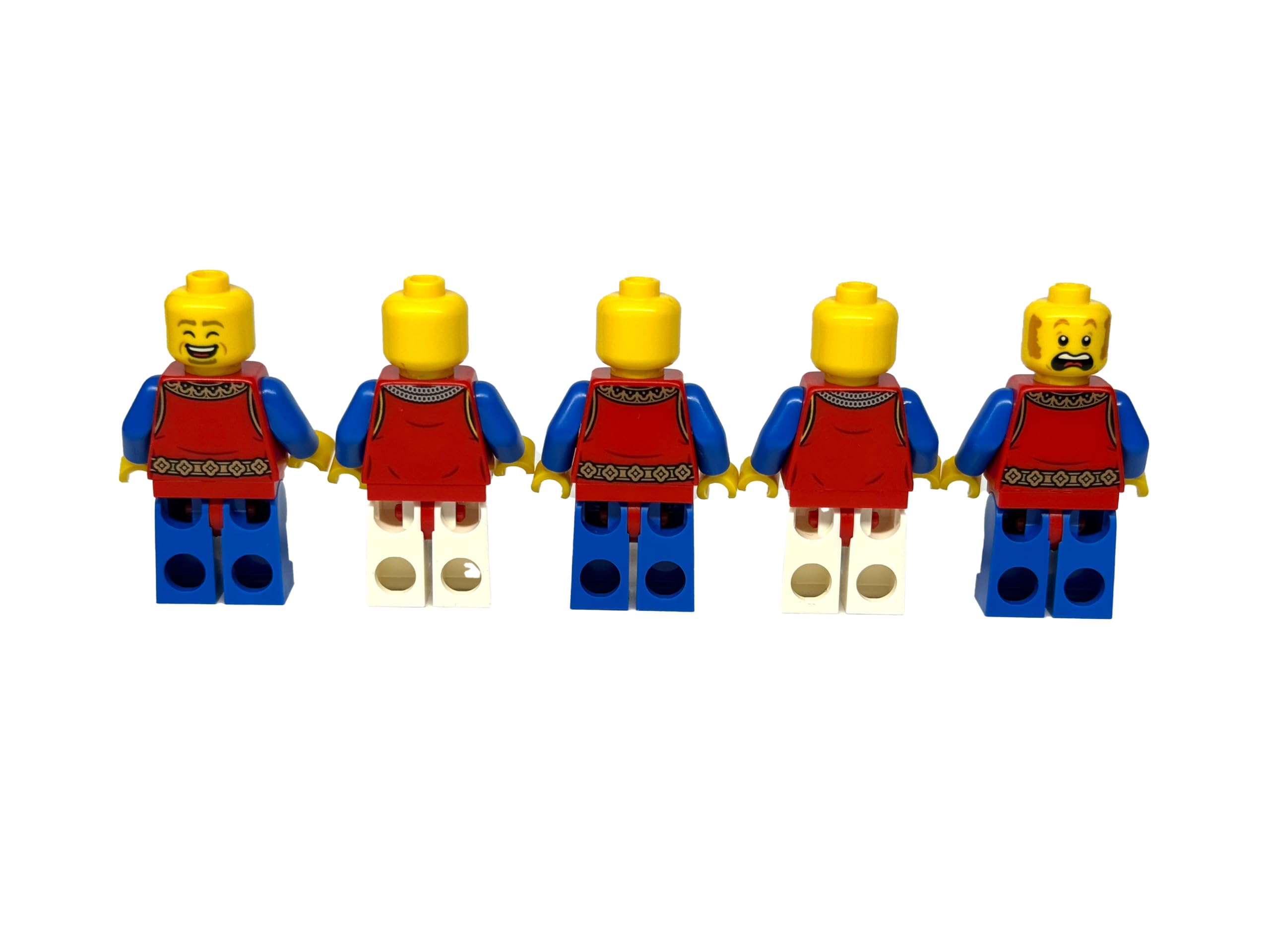 LEGO® Lion Knights Minifigures – Collectible Medieval LEGO® Castle & Fortress Figures (5-Pack) – Perfect for Historical LEGO® Structures, Collections & Battle Scenes