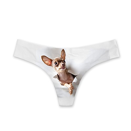 Sexy Cowboy Cat Print T-Back Lingerie for Women - Western Style Lingerie for Date Night & Boudoir Photography