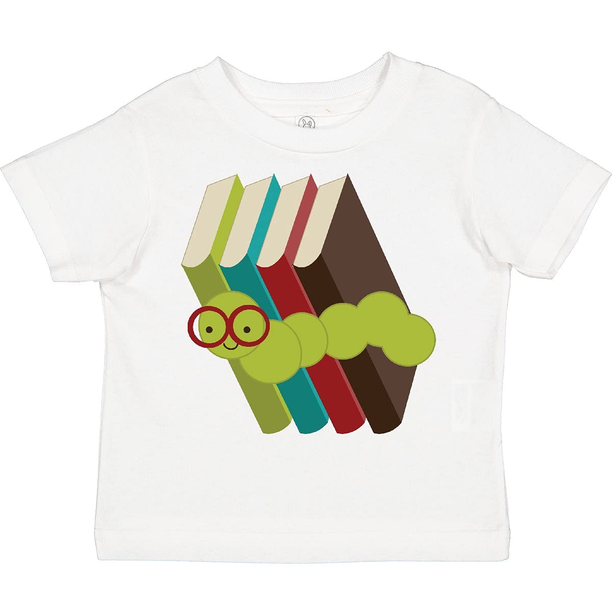 Bookworm Reading Toddler T-Shirt - Cute Kids Book Lover Tee - Perfect for Library Visits & Storytime
