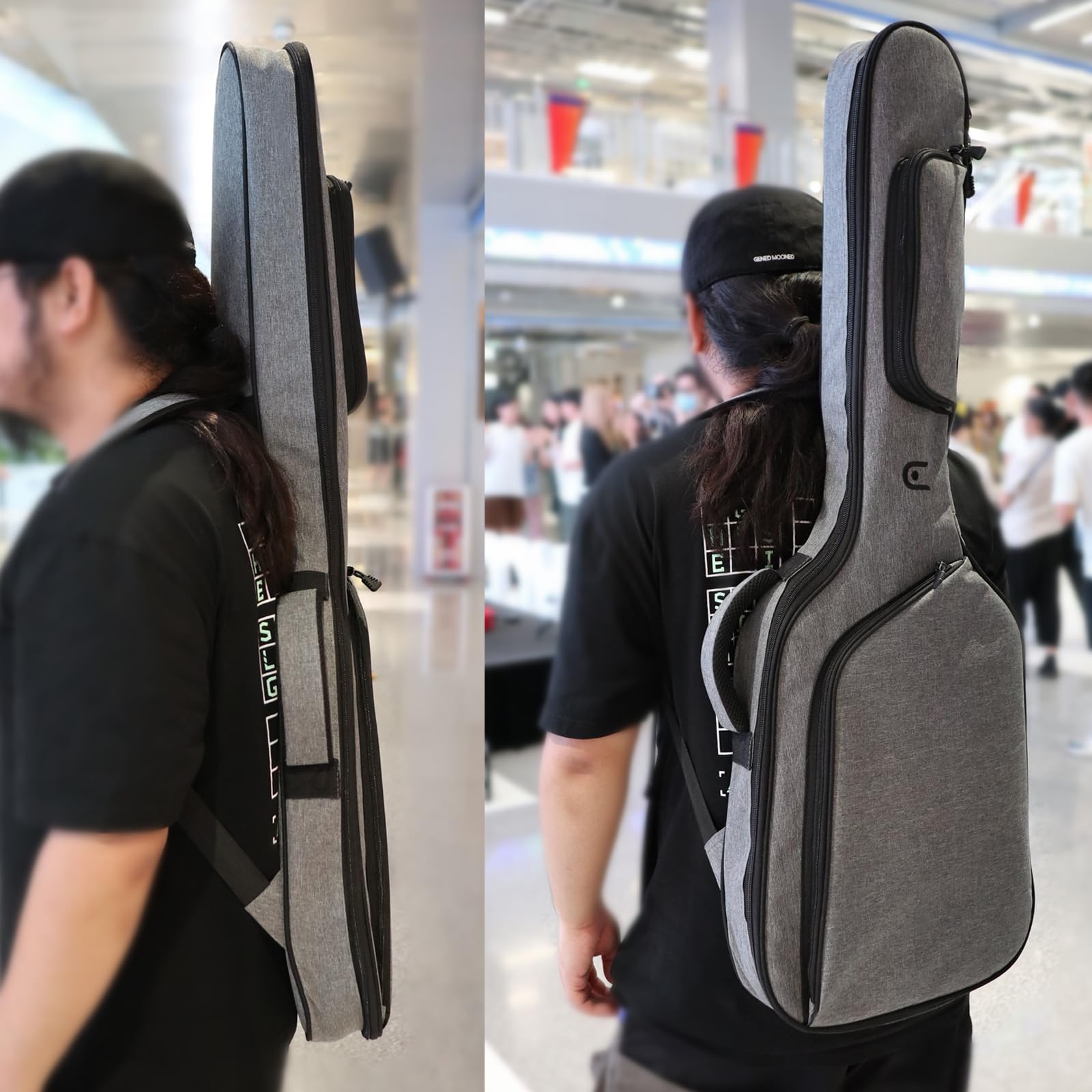 39 Inch Electric Guitar Gig Bag - 12mm Padding, Lightweight & Durable with Pockets & Adjustable Straps | Perfect for Travel, Gigging & Storage Protection