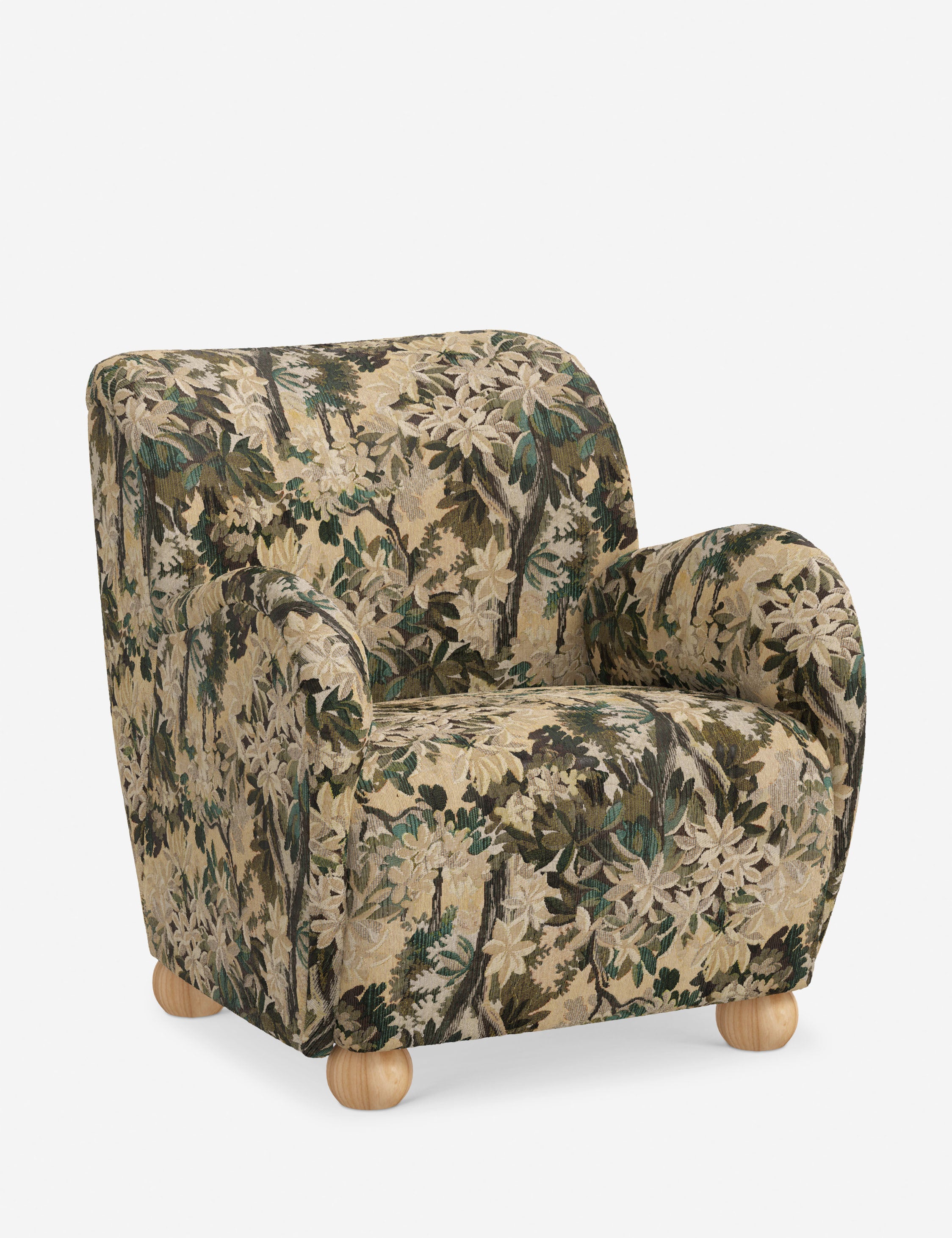 Baird Accent Chair - Modern Upholstered Lounge Chair for Living Room, Bedroom & Office - Comfortable Reading Chair with Sturdy Wooden Legs - Perfect for Relaxing, Entertaining & Home Decor