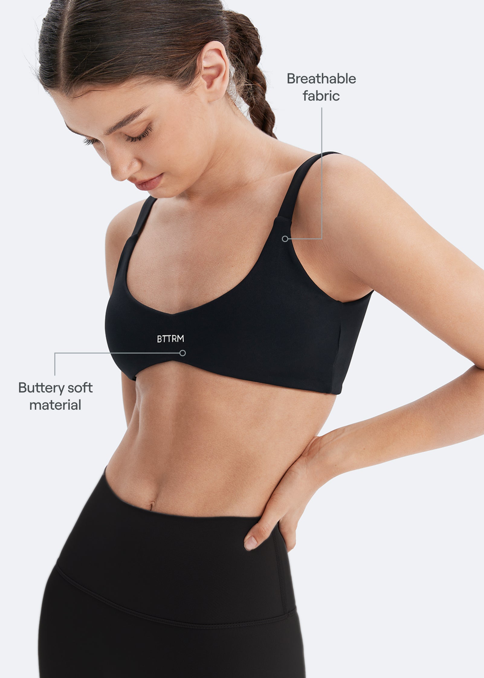 High Support Form Fitting Sports Bra for Women - Comfortable Workout & Yoga Top for Running, Gym & Active Lifestyle
