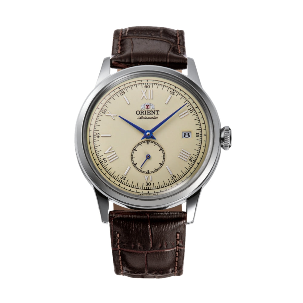 Bambino 38mm Version 7 Small Seconds Champagne Dial Watch - Elegant Dress Watch for Men, Automatic Mechanical Timepiece - Perfect for Business, Formal Events & Everyday Wear