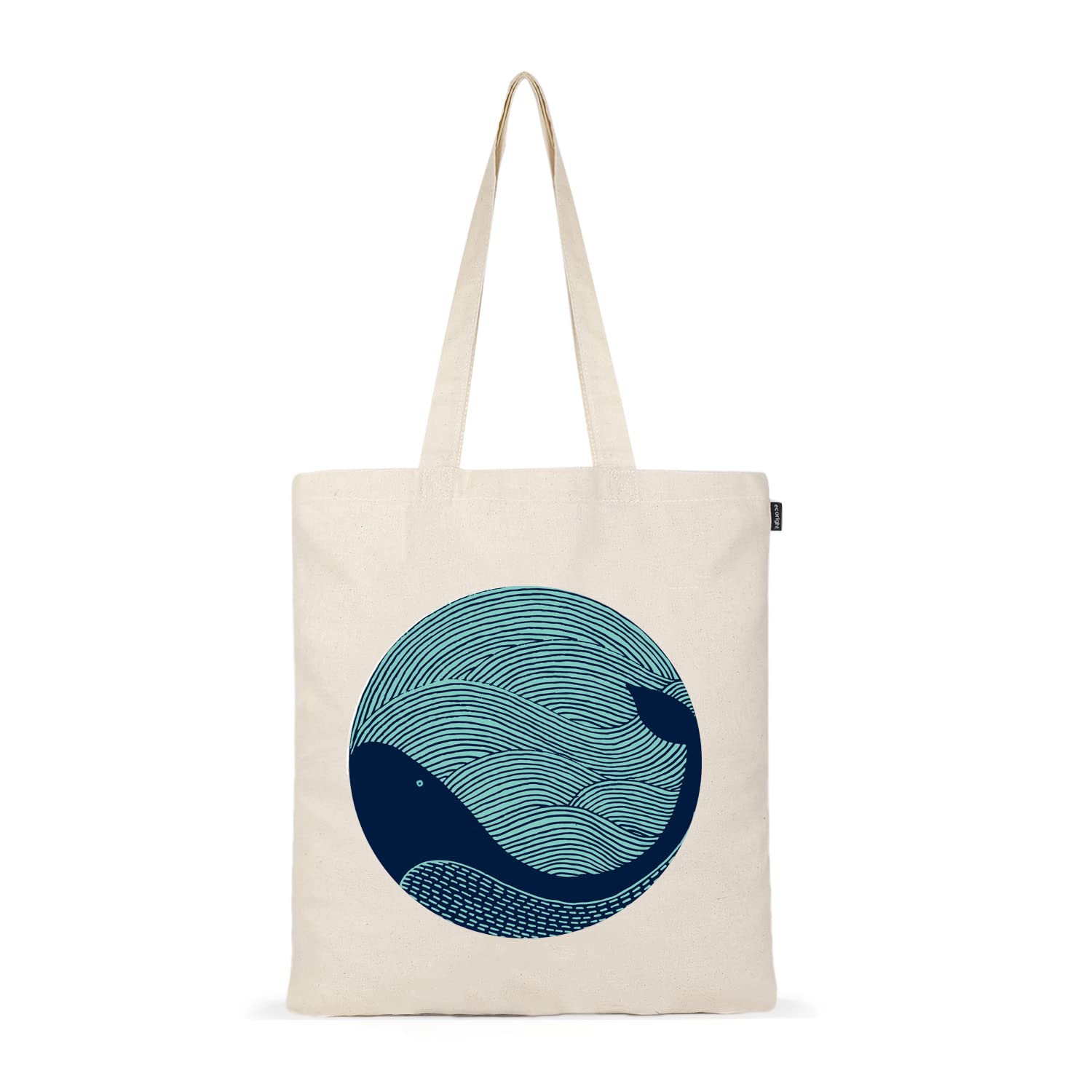 EcoRight Cotton Tote Bag for Women - Reusable Shopping & Beach Tote