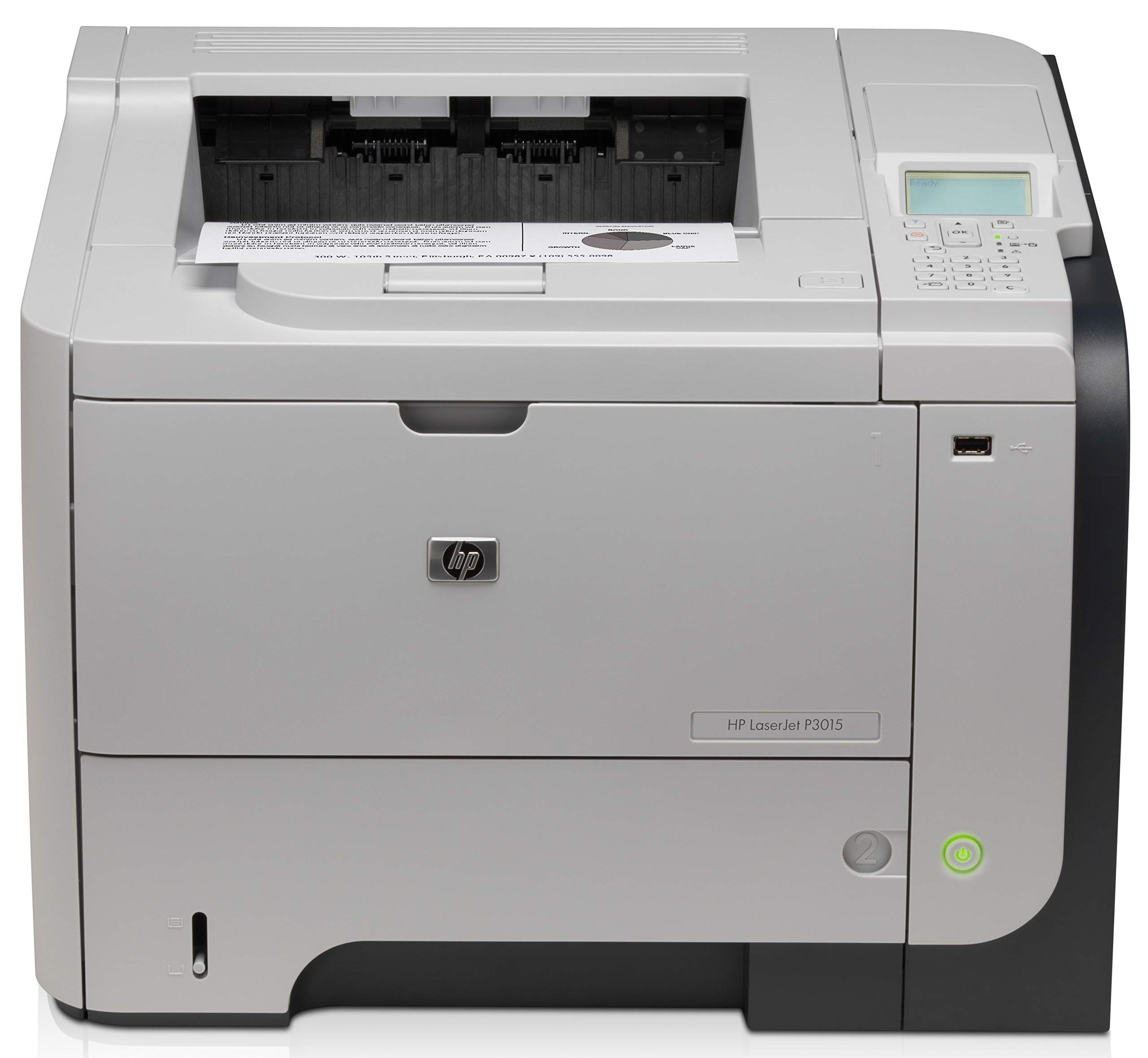 HP P3015N Laserjet Enterprise Monochrome Laser Printer (CE527A) - Refurbished | High-Speed Business Printing for Office & Home Use | Compact Design for Small Workspaces