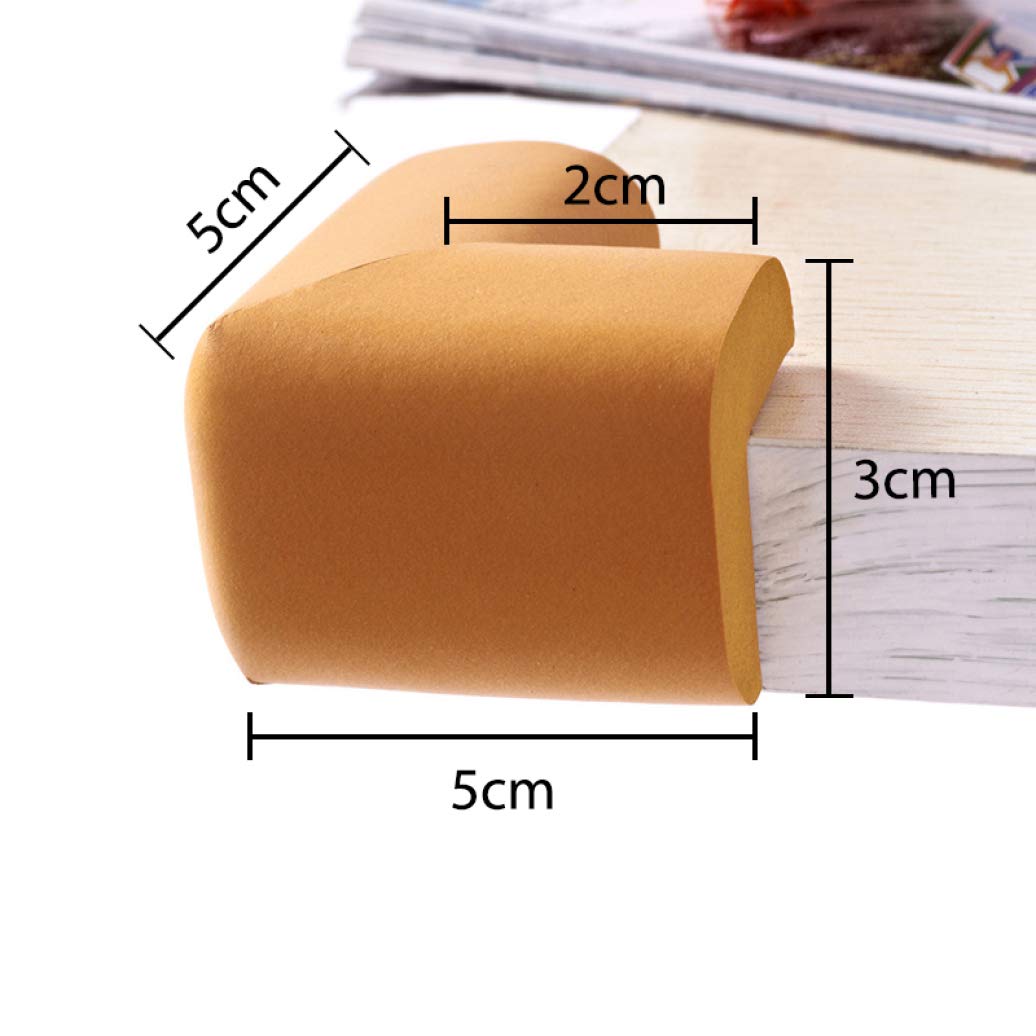 Soft Baby Proofing Corner Guards & Edge Protectors - 10 Pack Child Safety Furniture Bumpers for Tables, Sharp Corner Cushions - Perfect for Baby-Proofing Homes, Daycares & Nurseries