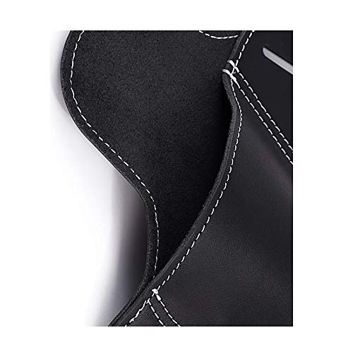 HWZ Universal Leather Handgun Holster - 3 Slot Pancake Style Belt Holster for Concealed Carry | Perfect for Pistols, Revolvers & Everyday Use at Range, Hunting or Home Defense