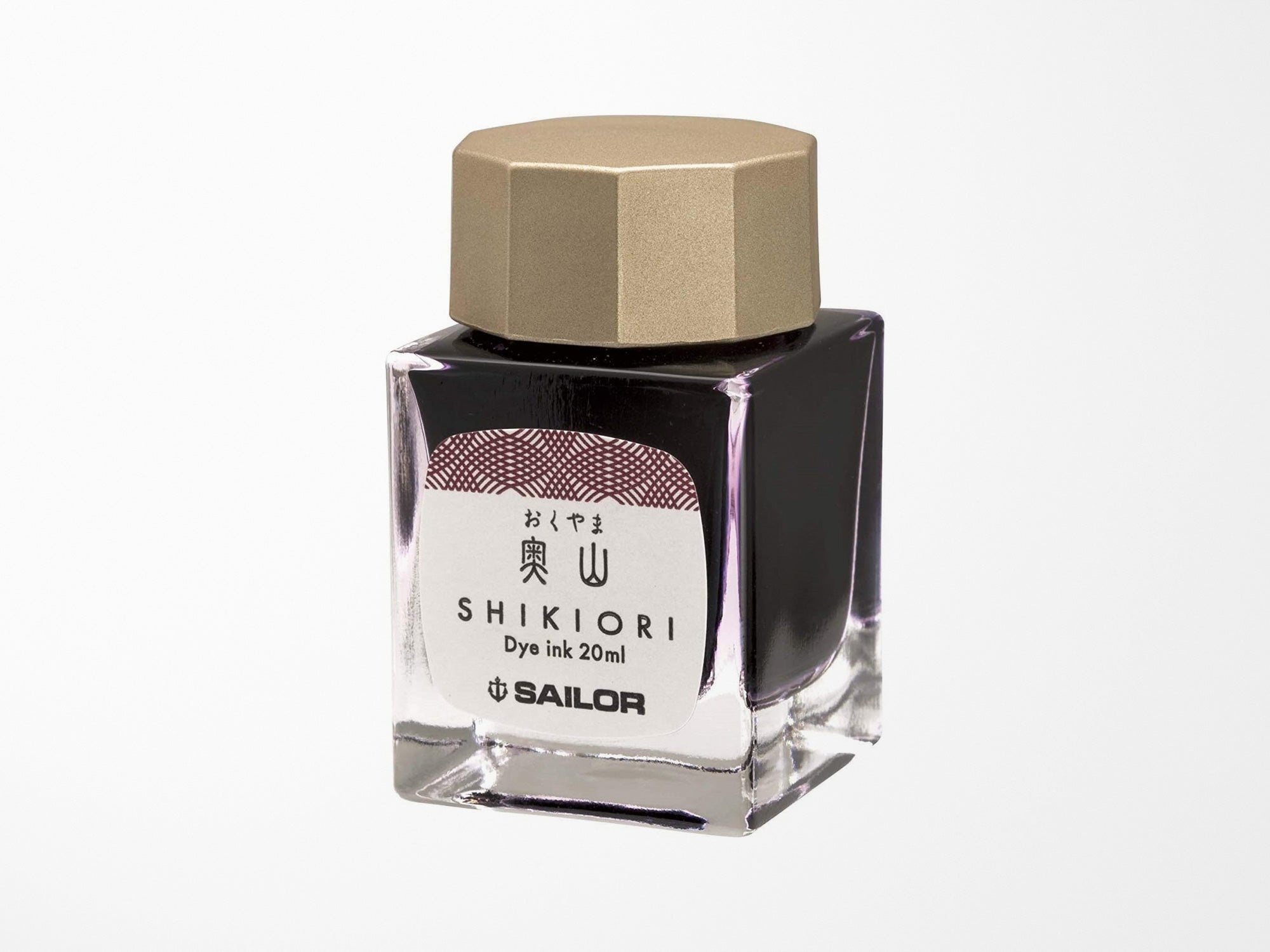 Sailor Shikiori Okuyama Bottled Ink - Premium Fountain Pen Ink for Writing, Calligraphy & Art - Deep Burgundy Red Ink for Journals, Letters & Creative Projects