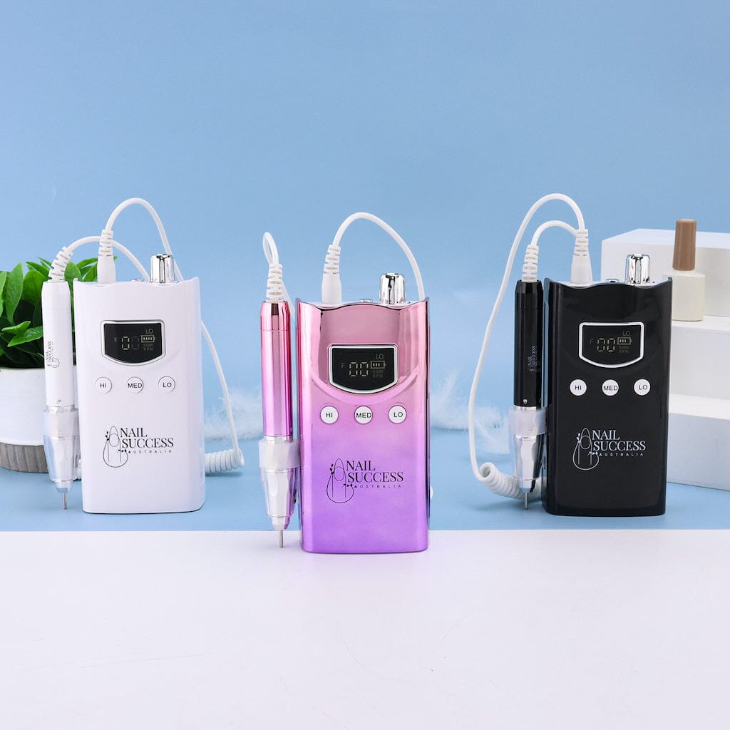 Professional Ultra Smart E-File Electric Nail Drill - Cordless Rechargeable Manicure Pedicure Kit for Salon & Home Use, Perfect for Nail Art, Acrylics & Gel Extensions