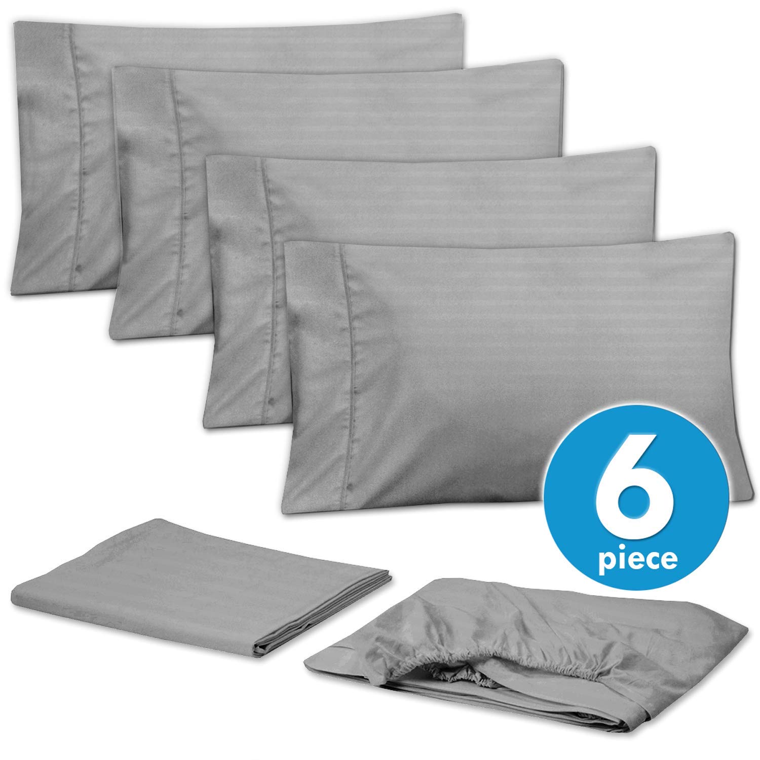 Premium 6-Piece 800 Thread Count Twin XL Sheet Set - 18