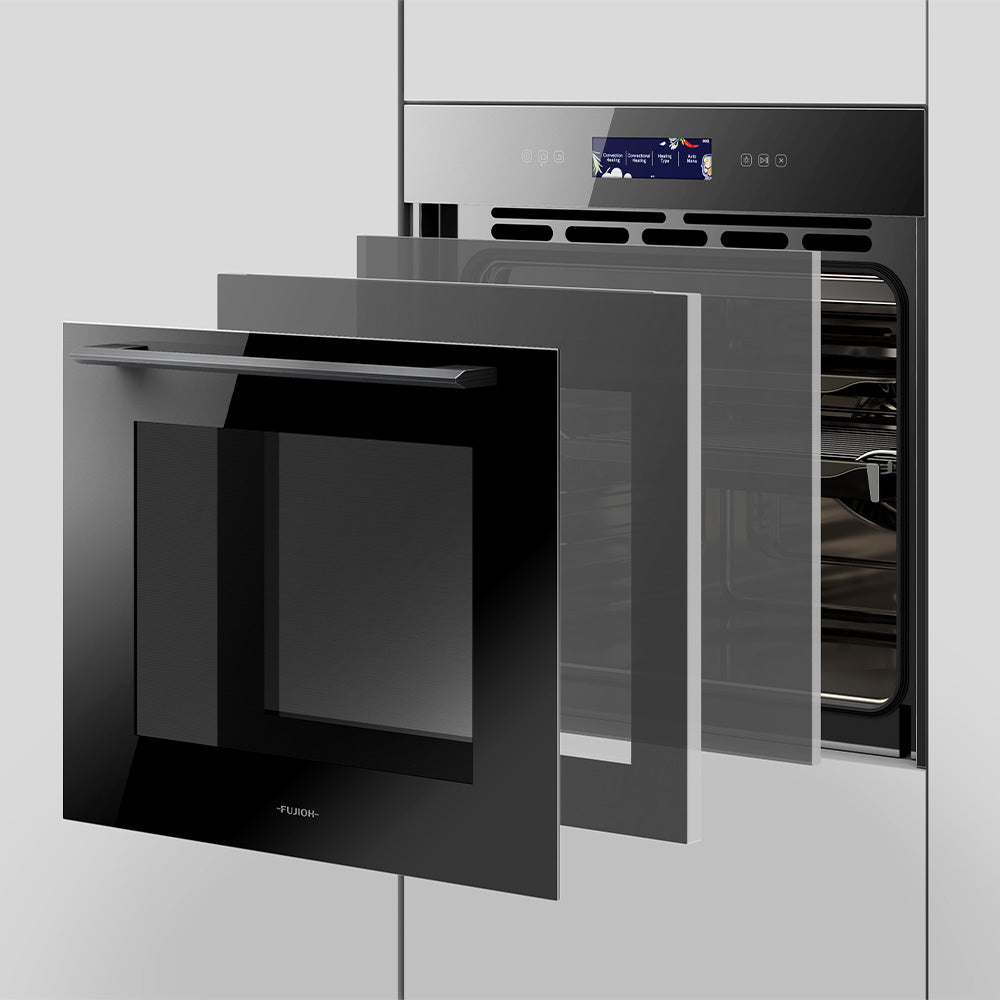 FV EL63GL Built-in Oven with Telescopic Rails - 60cm Electric Oven for Home Baking, Roasting & Cooking | Perfect for Kitchens, Restaurants & Bakeries